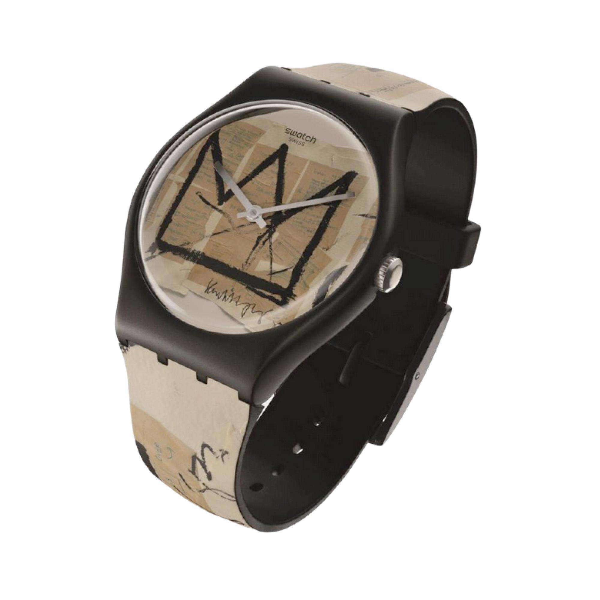Swatch Art Journey 'Untitled By Jean-Michel Basquiat' Quartz Watch SUOZ355