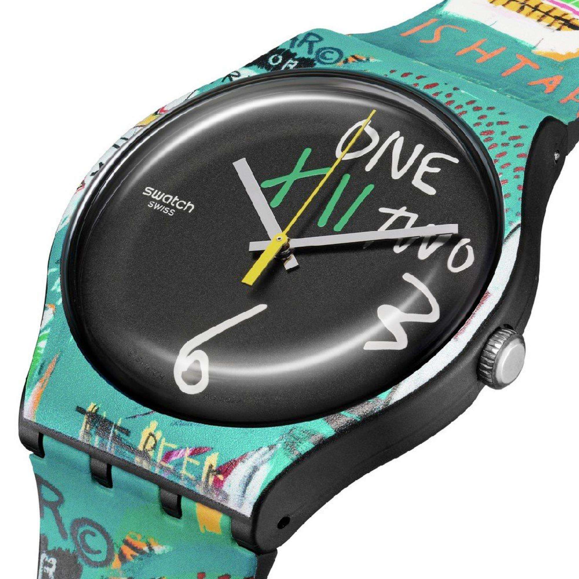 Swatch Art Journey 'Ishtar By Jean-Michel Basquiat' Quartz Unisex Watch SUOZ356