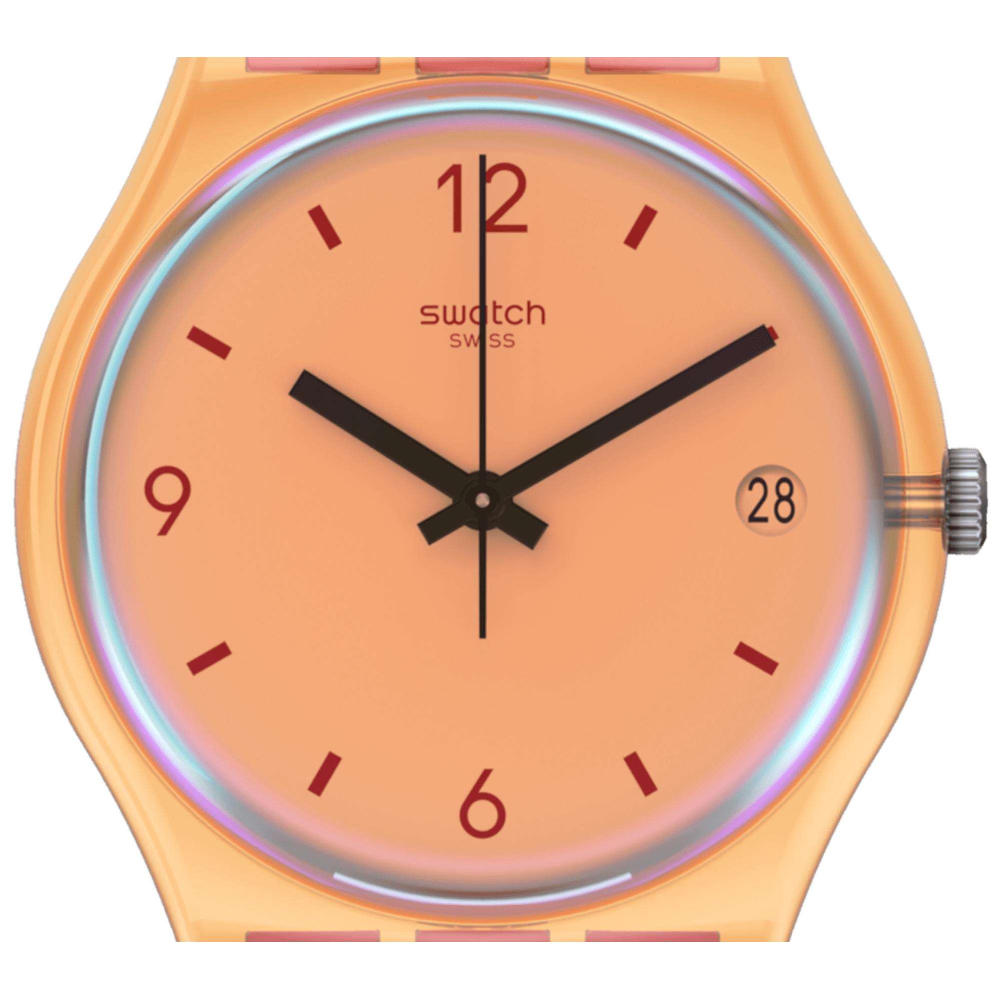 Swatch Coral Dreams Quartz Ladies Strap Watch SO28O401