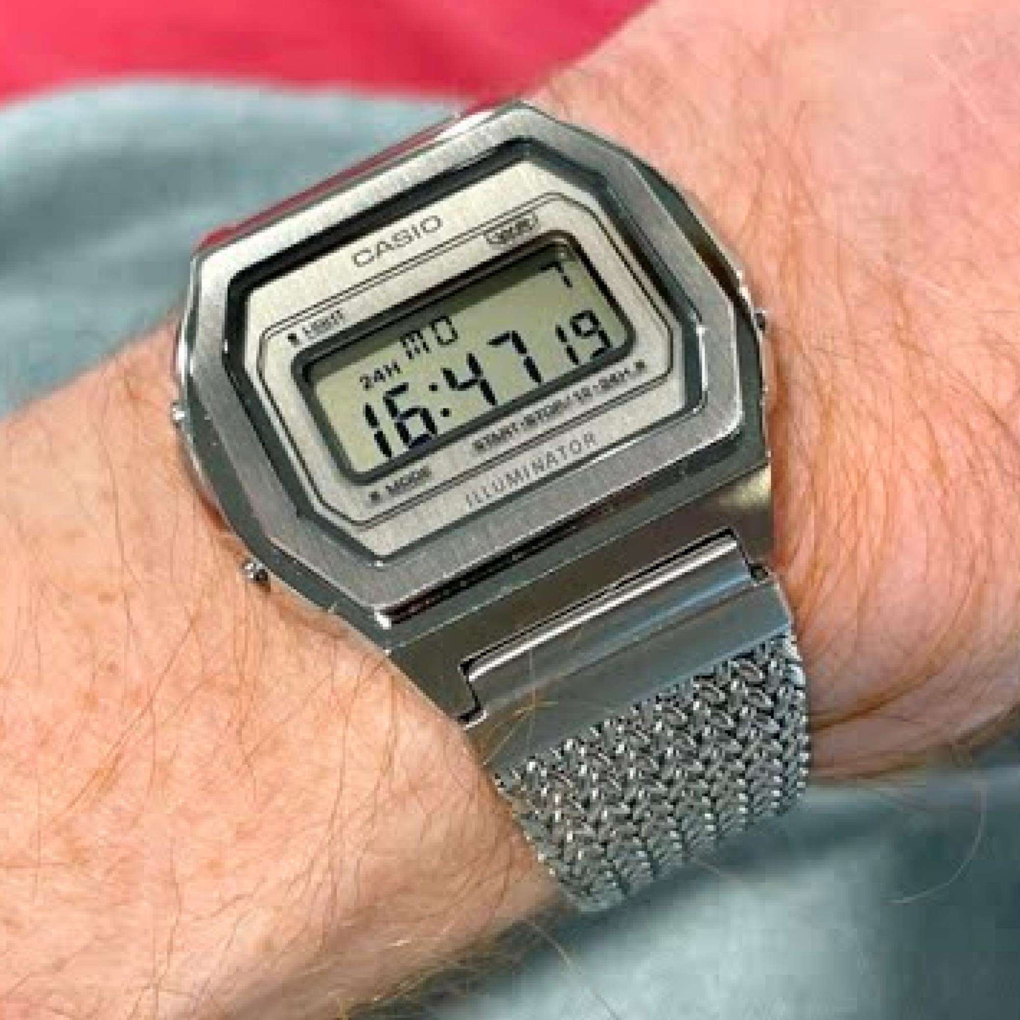時計 CASIO A1000MA-7EF Casio Vintage Lithium Quartz Unisex Watch A1000MA-7EF