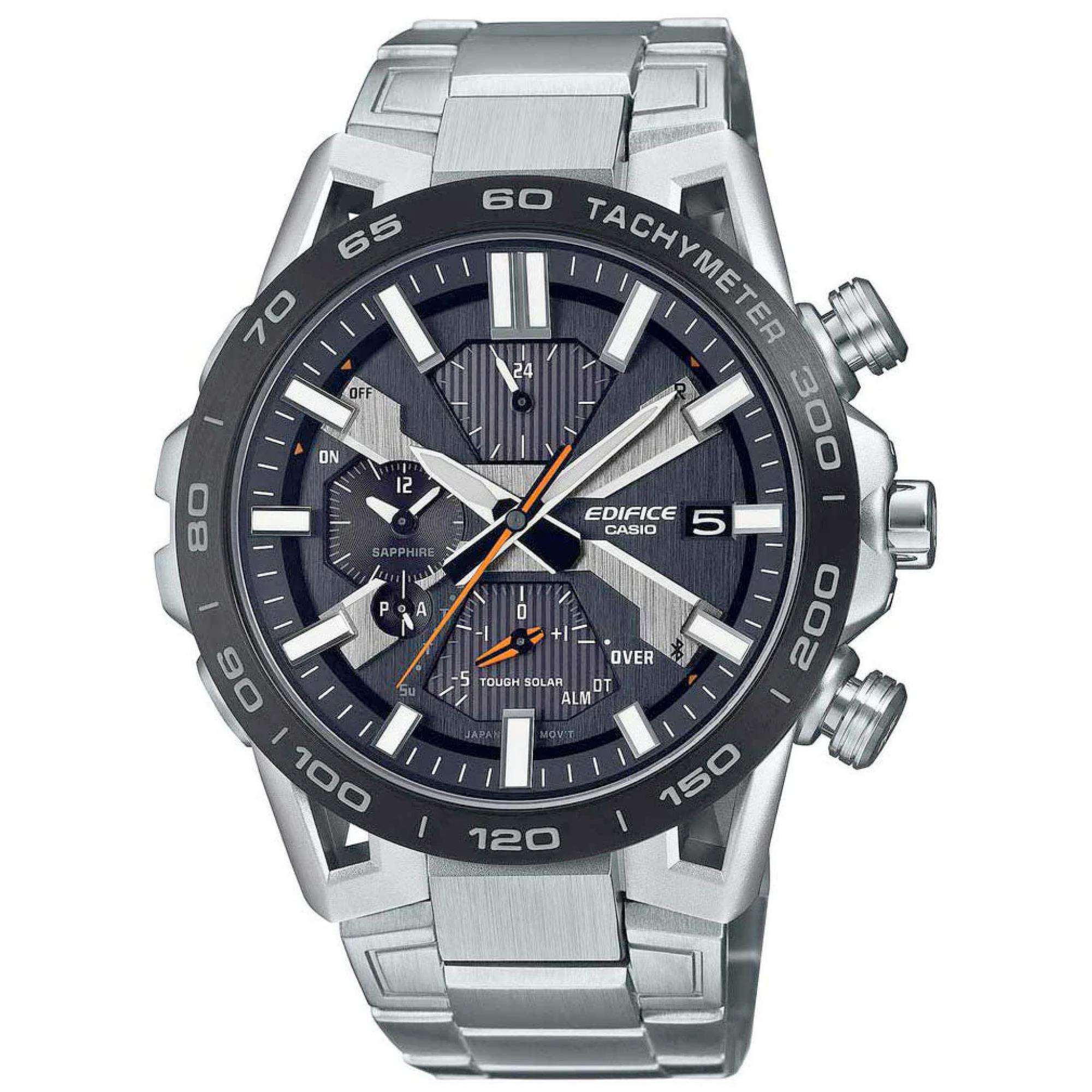 Casio Edifice Bluetooth Chronograph Steel Bracelet Quartz Mens Watch EQB-2000DB-1AER