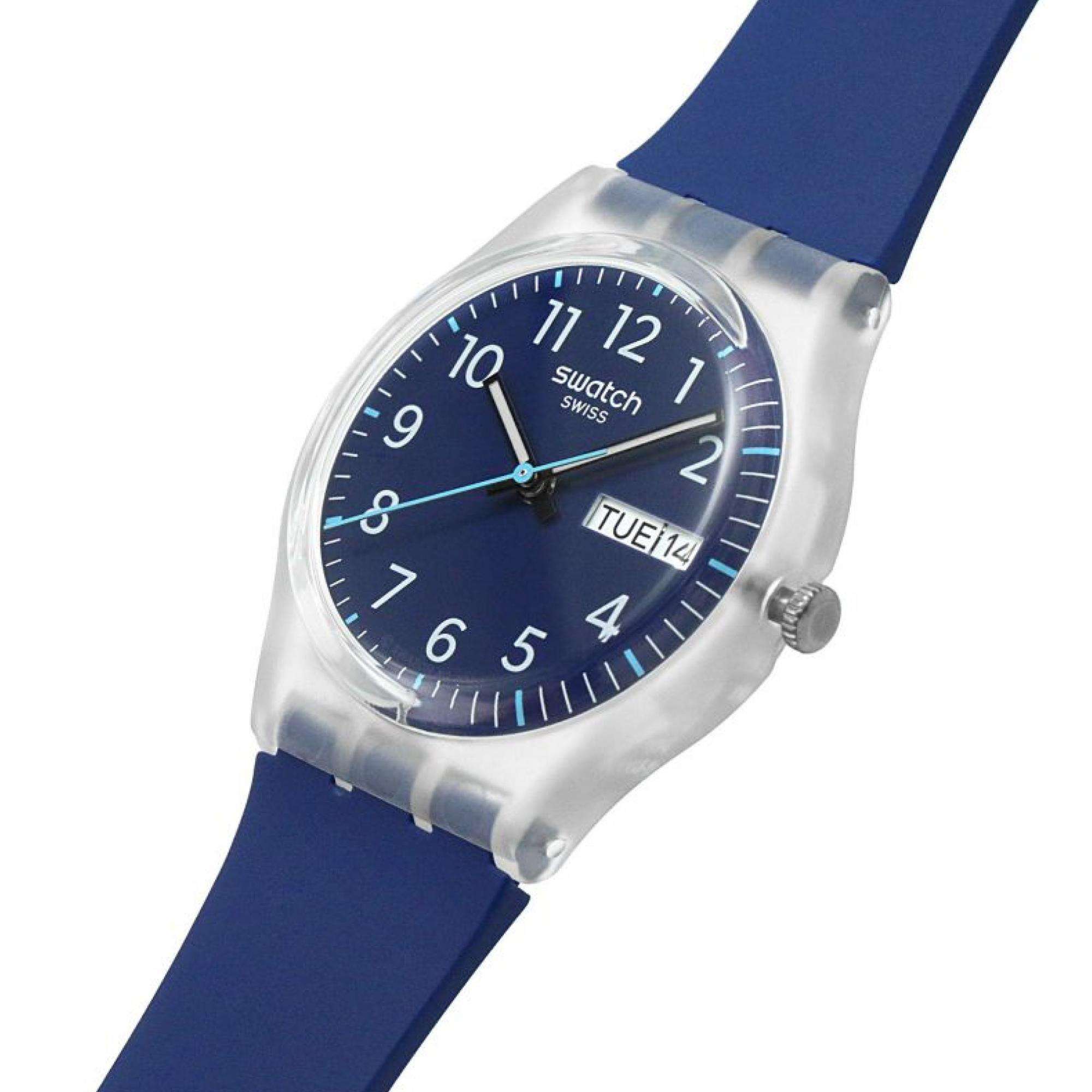 Swatch ORIGINAL GENT Rinse Repeat Navy Blue Dial Watch GE725
