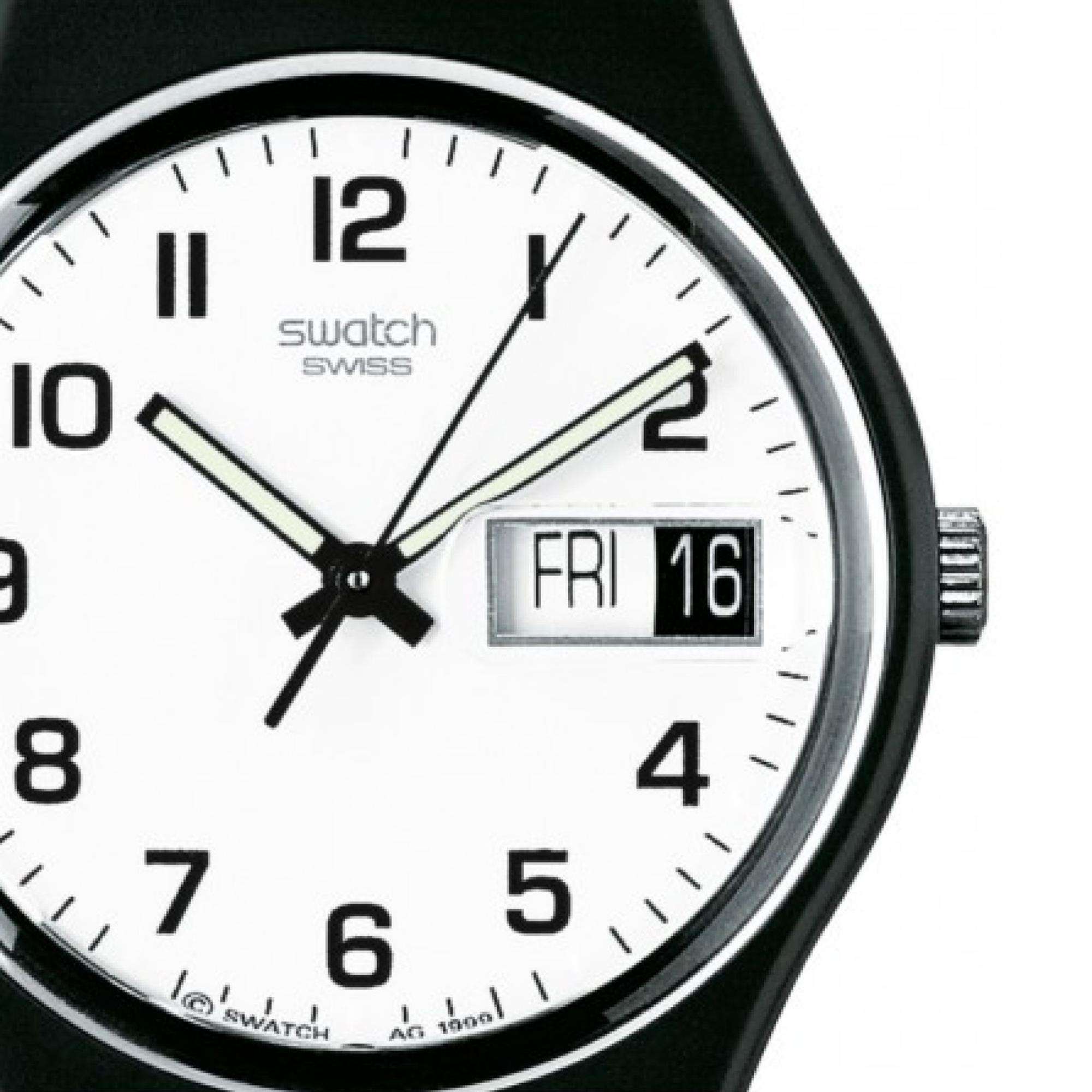 Swatch Original Gent Once Again White Unisex Watch GB743-S26