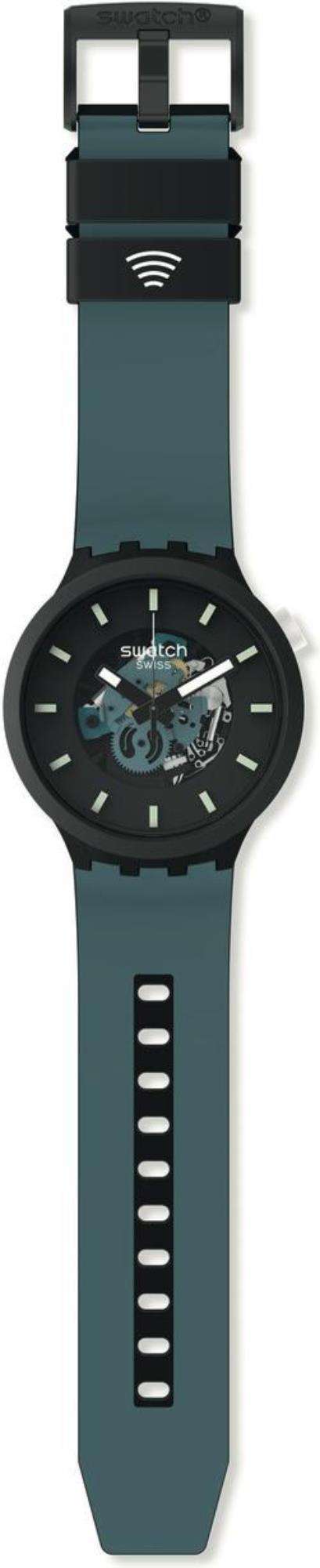 Swatch NIGHT TRIP PAY! SwatchPay! Watch SB03B111-5300