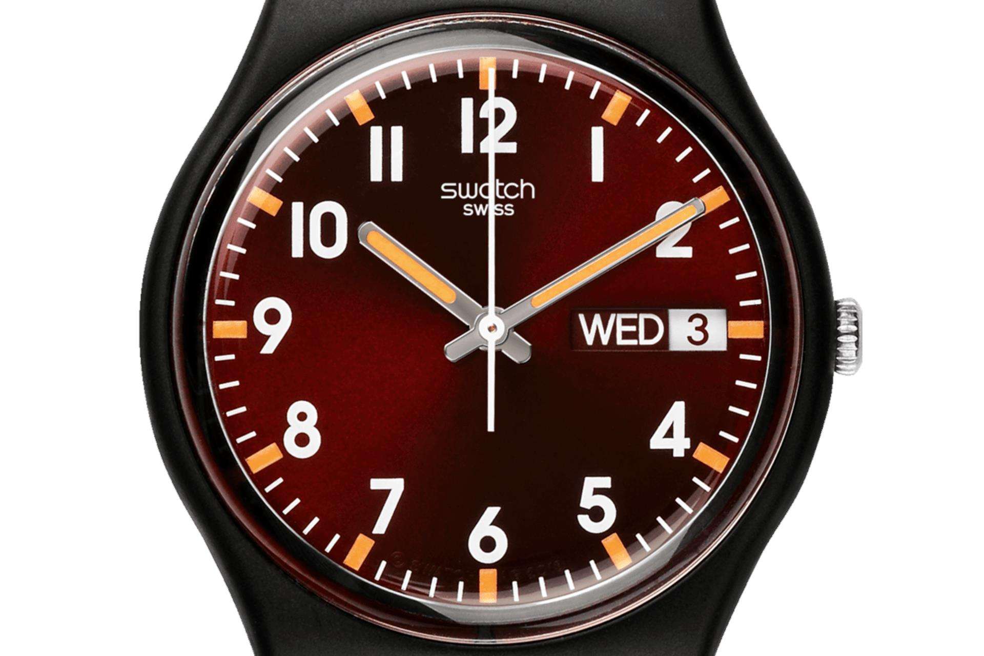 Swatch SIR RED Classic Original Gent Red Dial Unisex Watch SO28B704