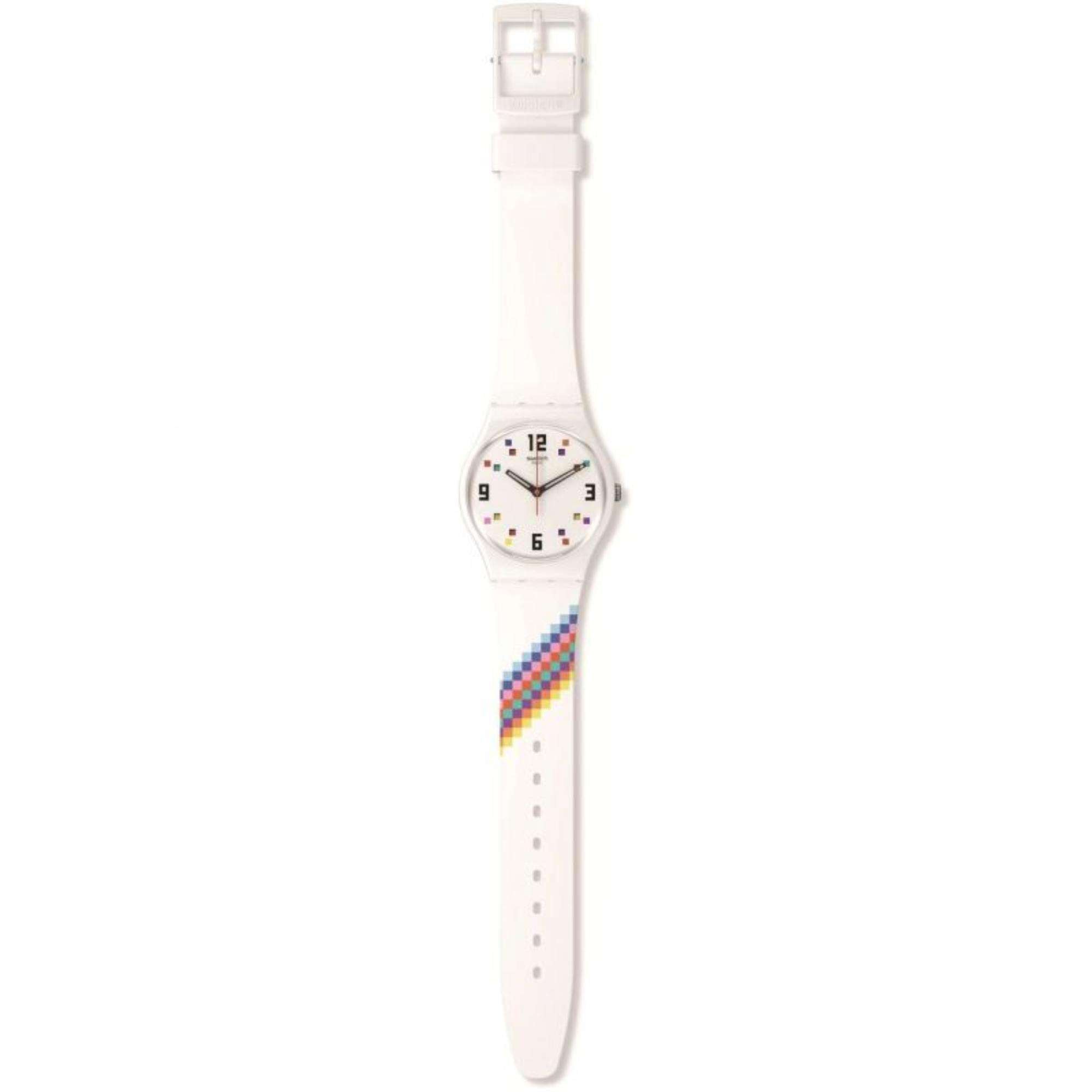 Swatch MERRY-GO-ROUND SQUARES Original Gent Watch SO28W700