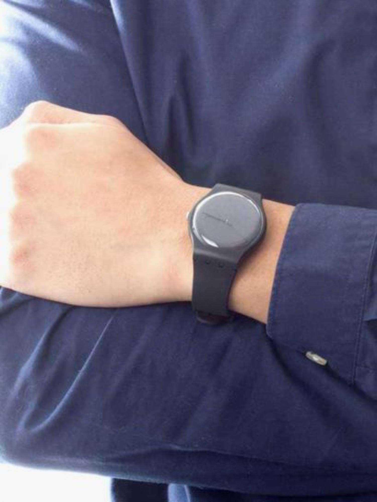 Swatch BLACK REBEL AGAIN New Gent Watch SO29B706