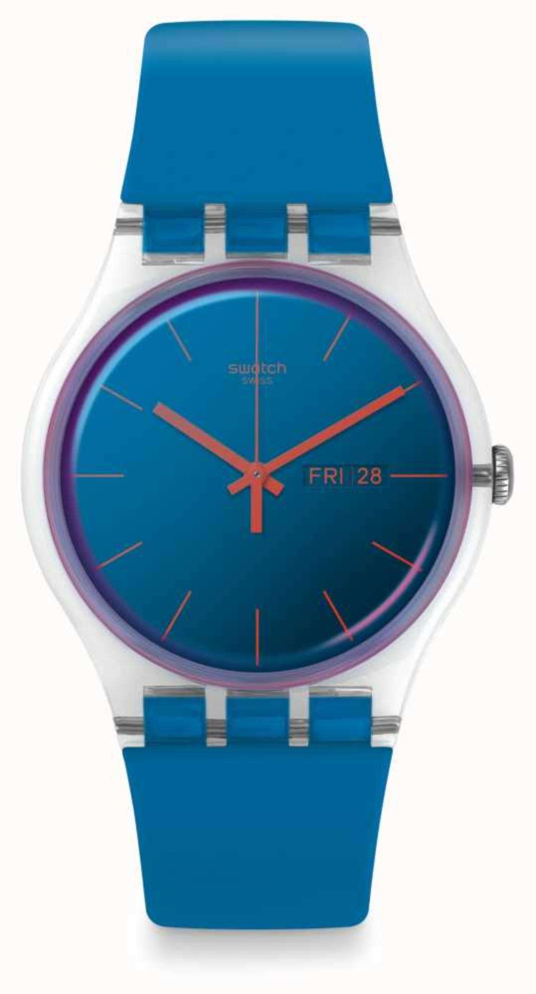 Swatch POLABLUE New Gent Blue Dial Watch SO29K702-S14