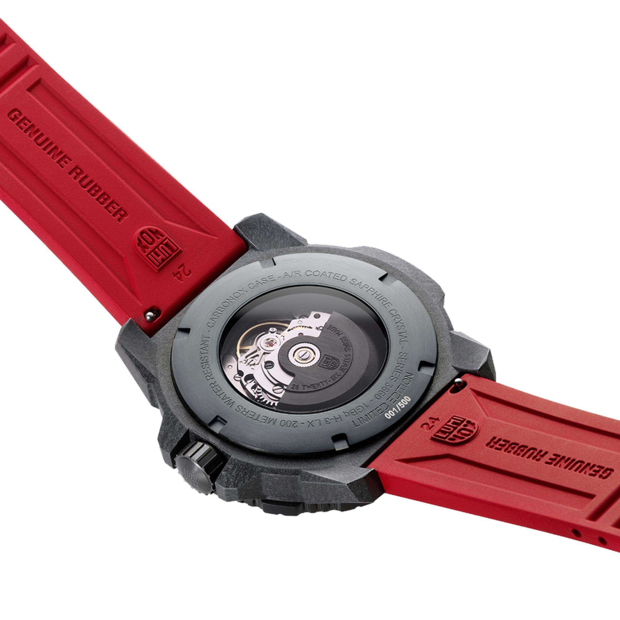 LUMINOX MASTER CARBON SEAL Black Dial AUTOMATIC 3860 SERIES XS.3876.RB