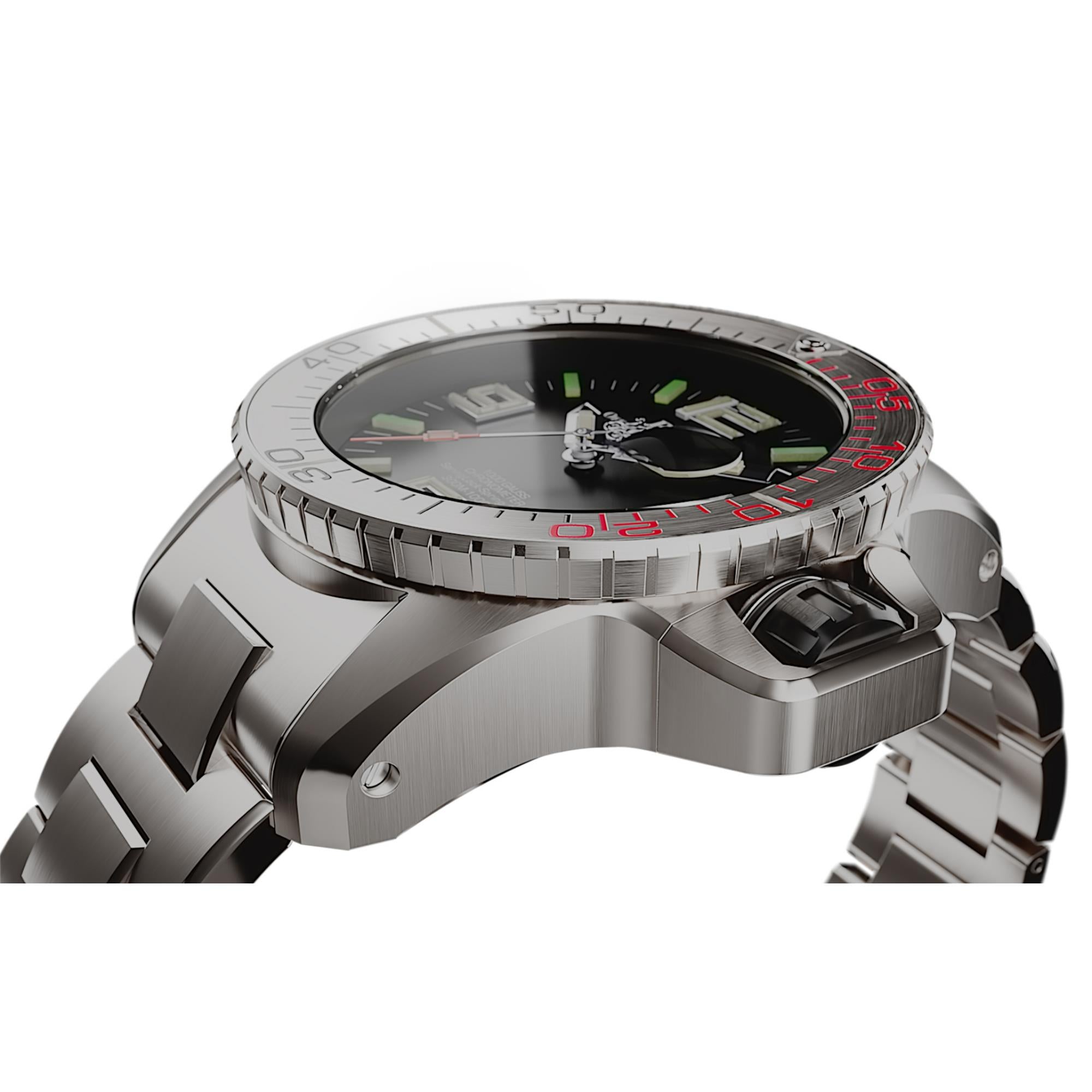 Pre-Order Ball Engineer Hydrocarbon EOD Limited Edition Automatic Black Dial Titanium/Stainless Steel Bracelet Men's Watch DM3200A-S2C-BK (Delivery 7-10 days)