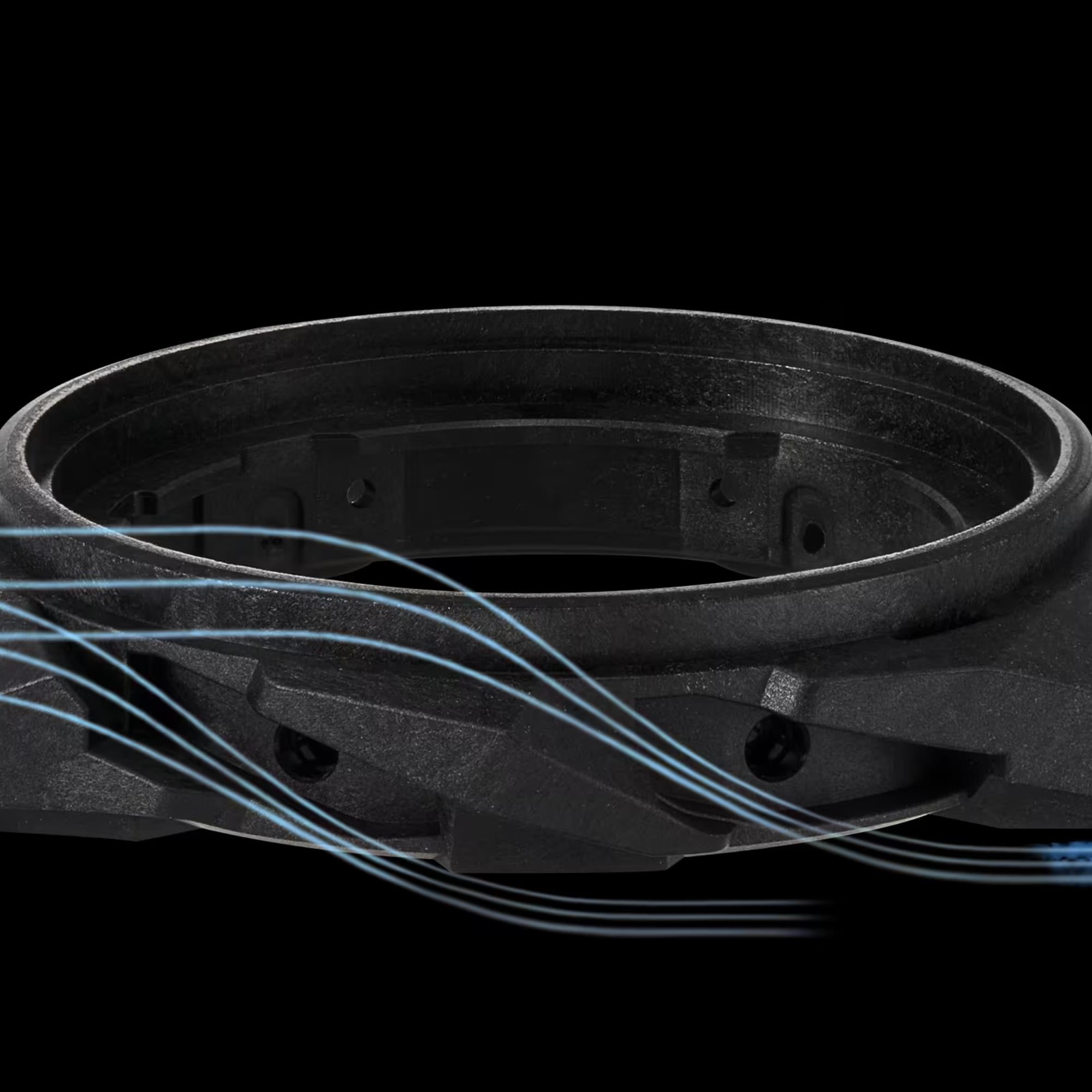 Casio Edifice Windflow Solar Quartz Black Dial Black IP Stainless Steel Bracelet Men’s Watch ECB-2200DD-1A
