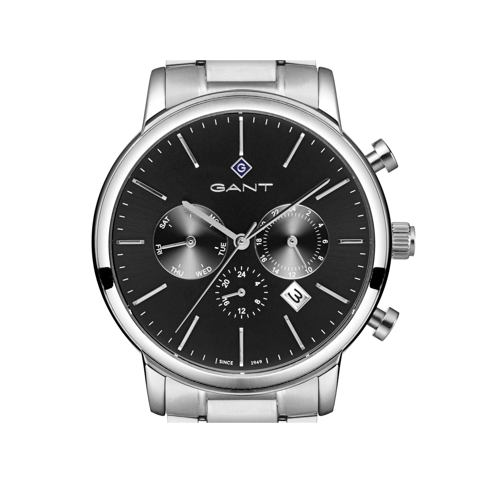 Gant Cleveland Quartz Black Dial Stainless Steel Bracelet Men's Watch G132001