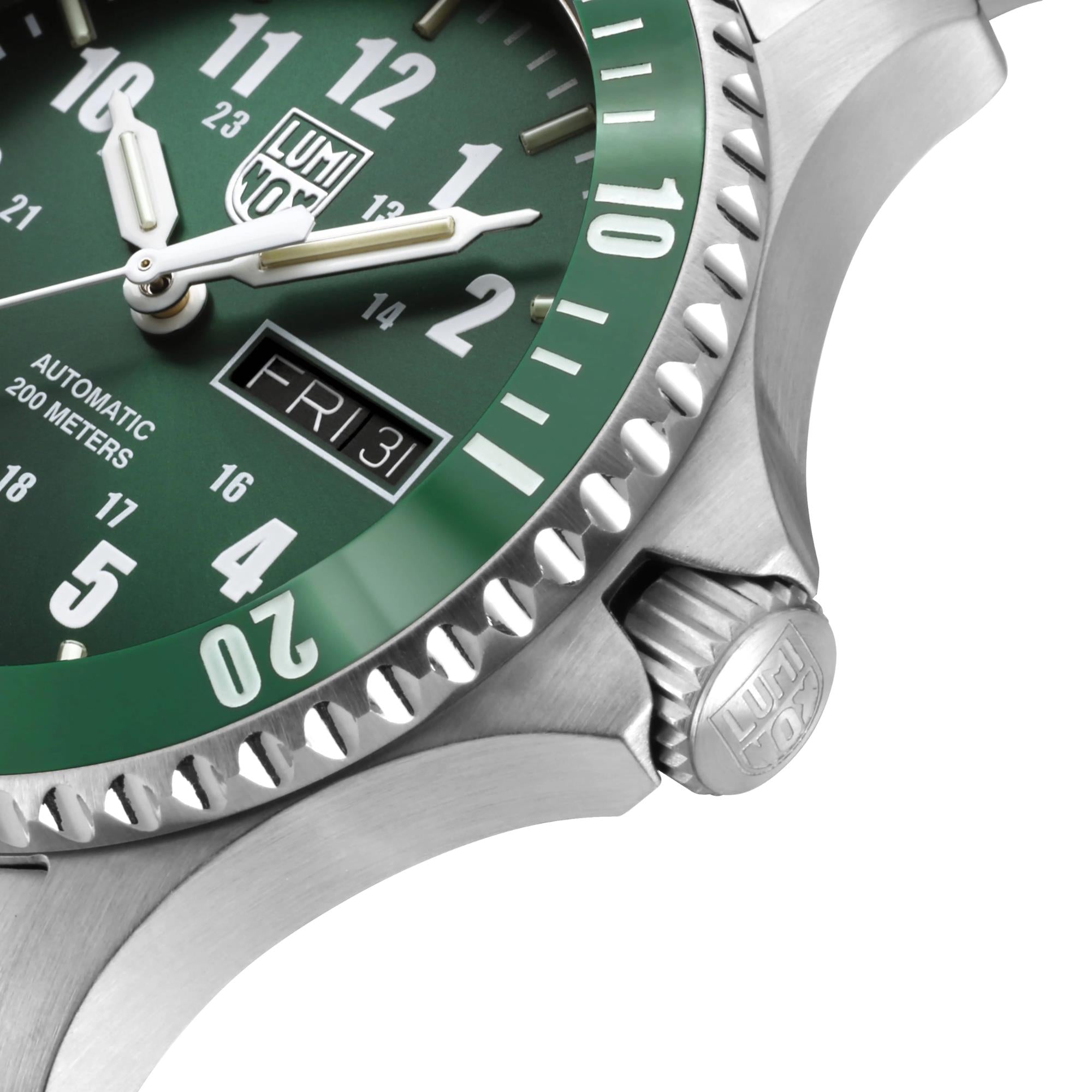 Luminox Automatic Sport Timer Automatic Green Dial Stainless Steel Bracelet Men’s Watch XS.0937
