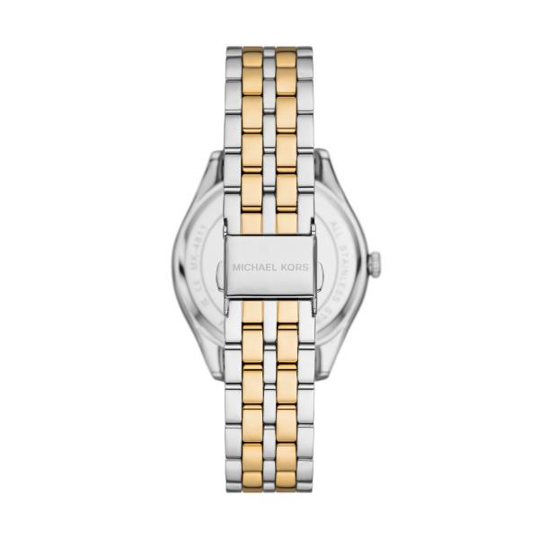 Michael Kors Harlowe Two-Tone Stainless Steel Silver Dial Women's Watch MK4811