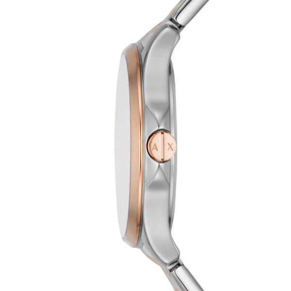 Armani Exchange Lady Hampton Quartz White Dial Steel Strap Women's Watch AX5258