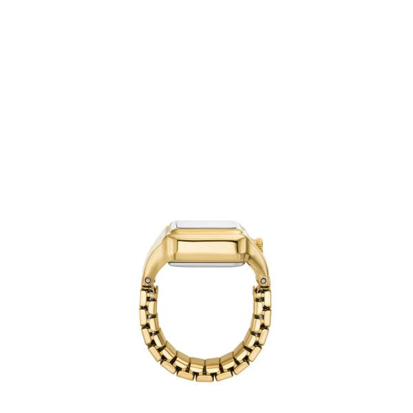 Fossil Raquel Two-Hand Gold-Tone Stainless Steel Ring Ladies Watch ES5343