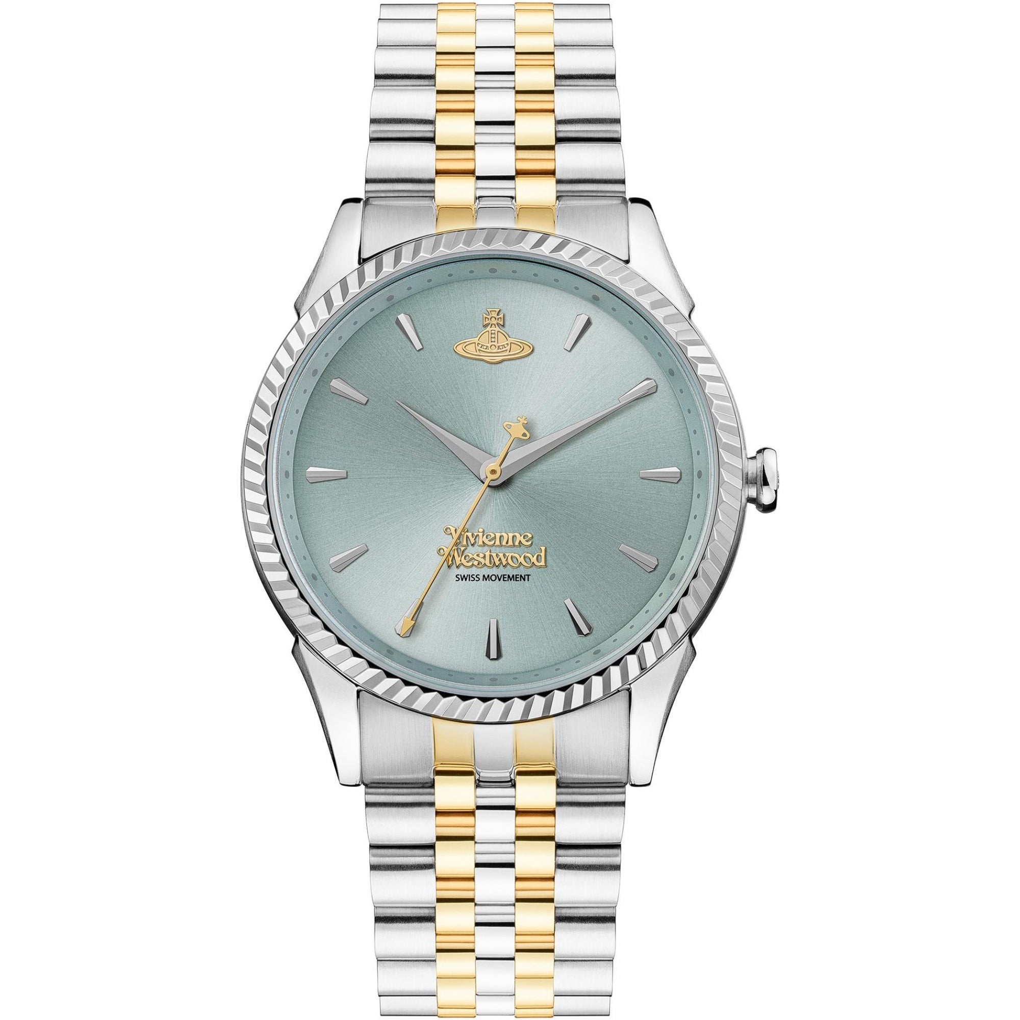Vivienne Westwood Seymour Quartz Blue Dial Steel Strap Ladies Watch VV240LGRSG