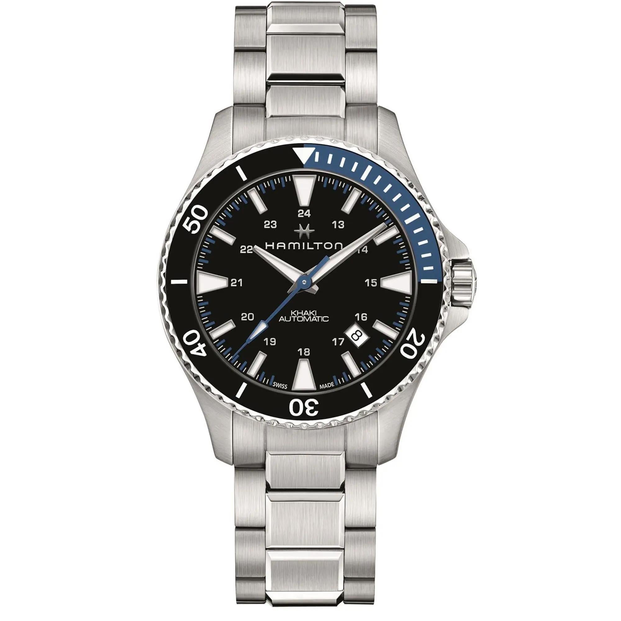 Hamilton Khaki Navy Scuba Automatic Black Dial Men's Watch H82315131