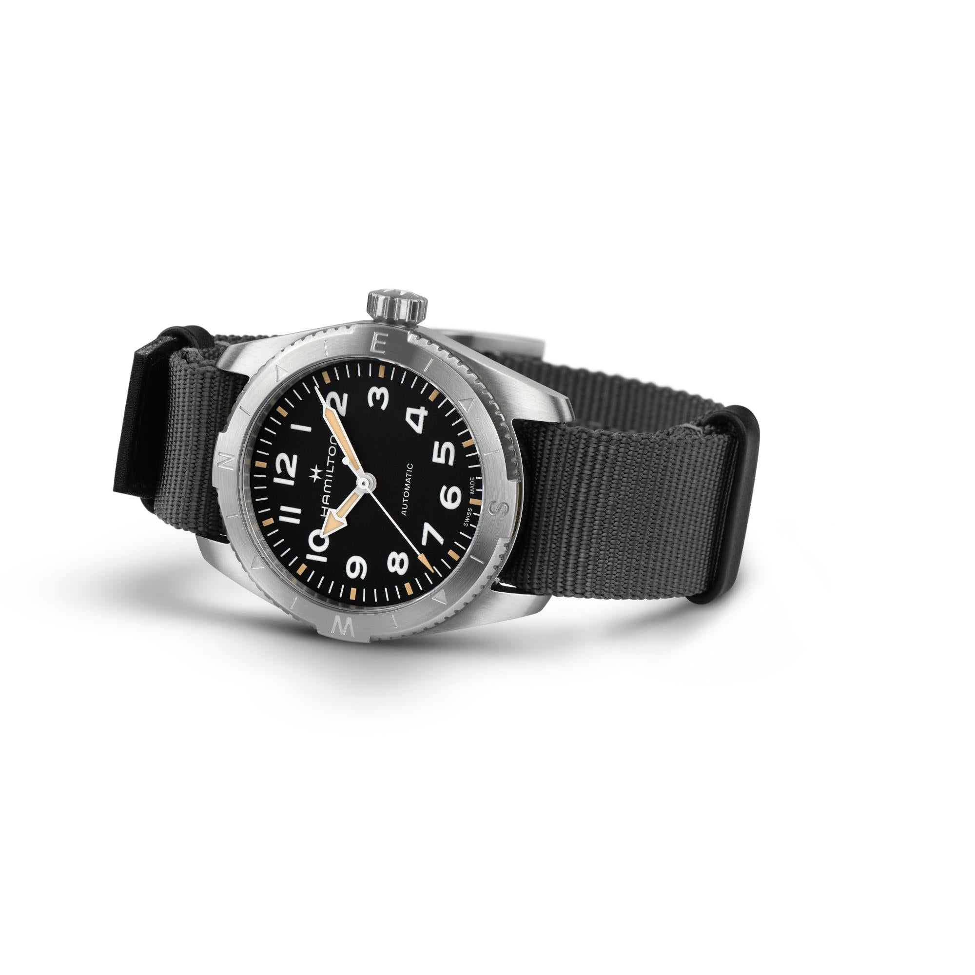 Hamilton Khaki Field Expedition Automatic Black Dial Textile Strap Unisex Watch H70225930