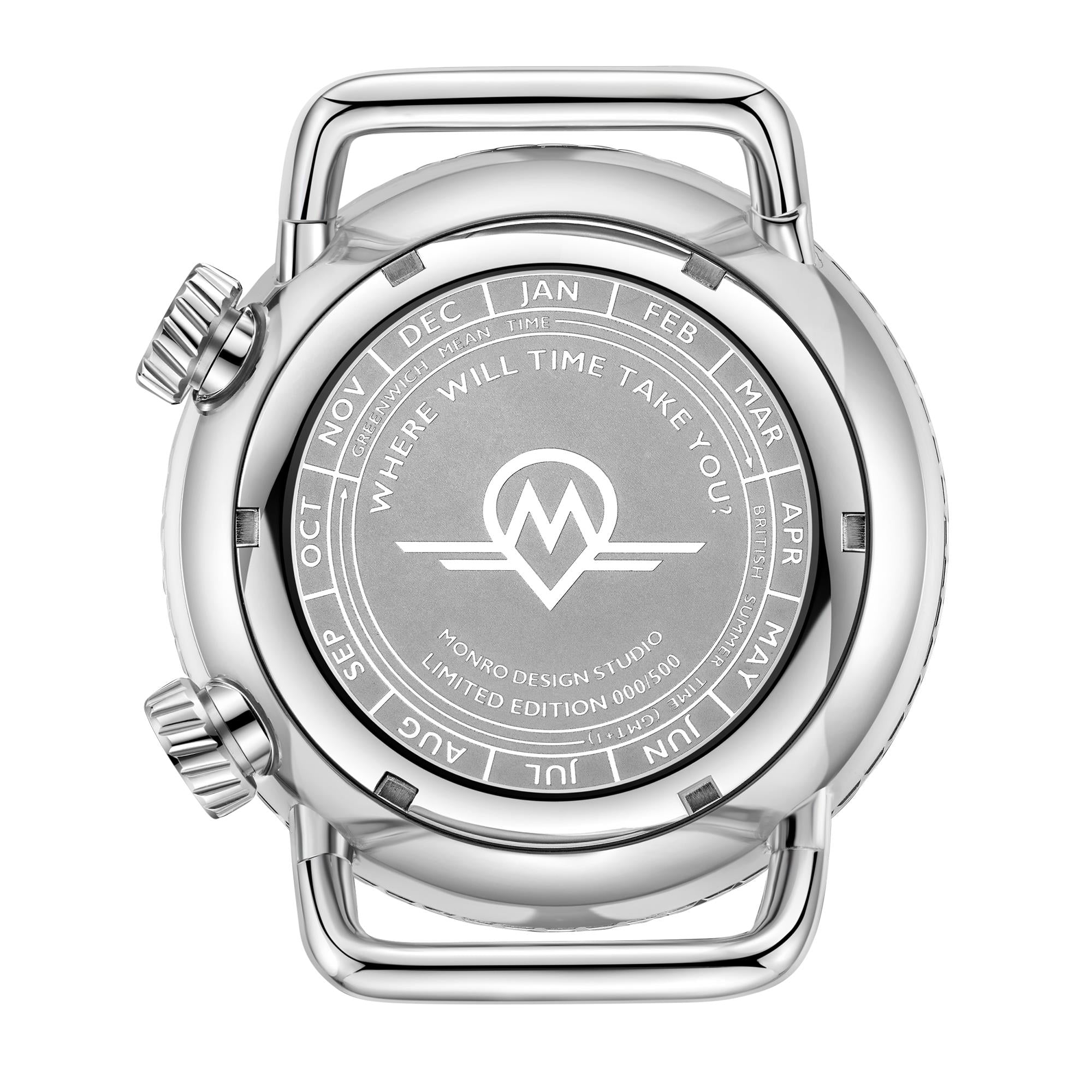 Monro Adventure Urban Black Dial Automatic Men's Watch MA-1