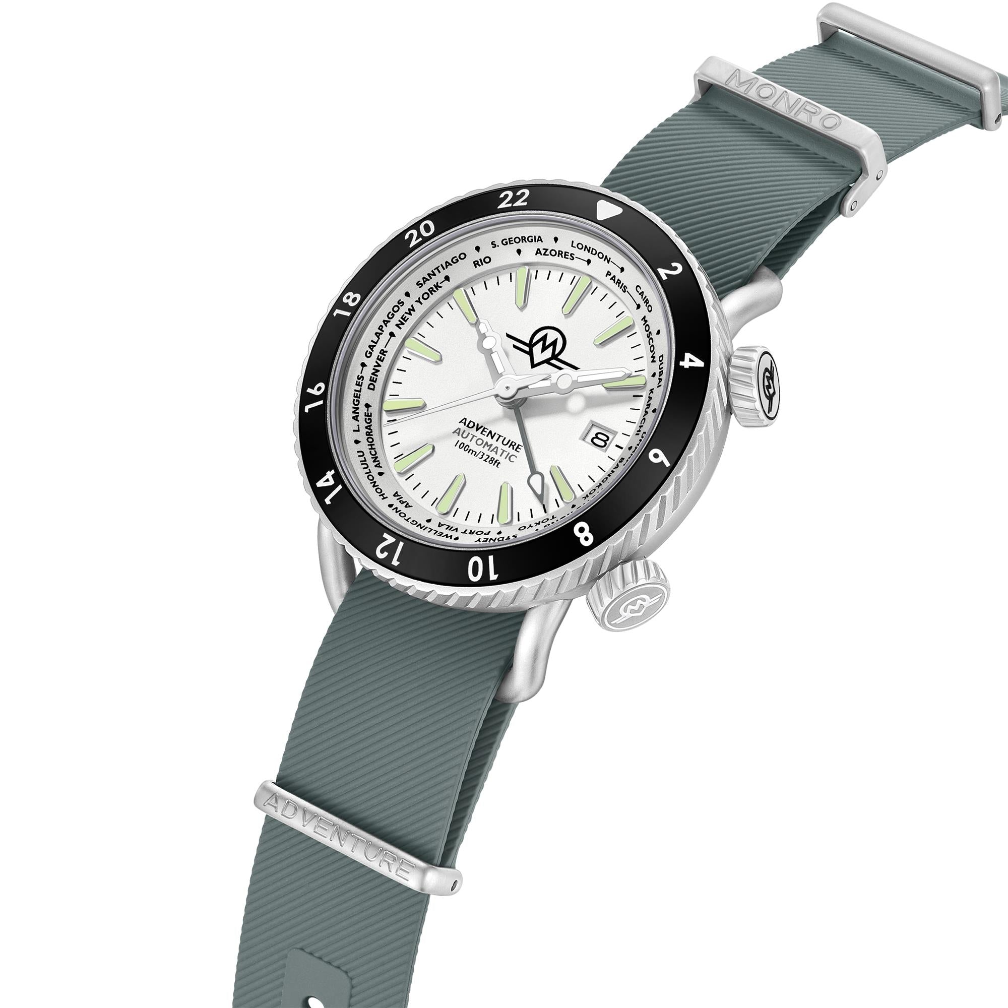 Monro Adventure Arctic White Dial Automatic Men's Watch MA-6