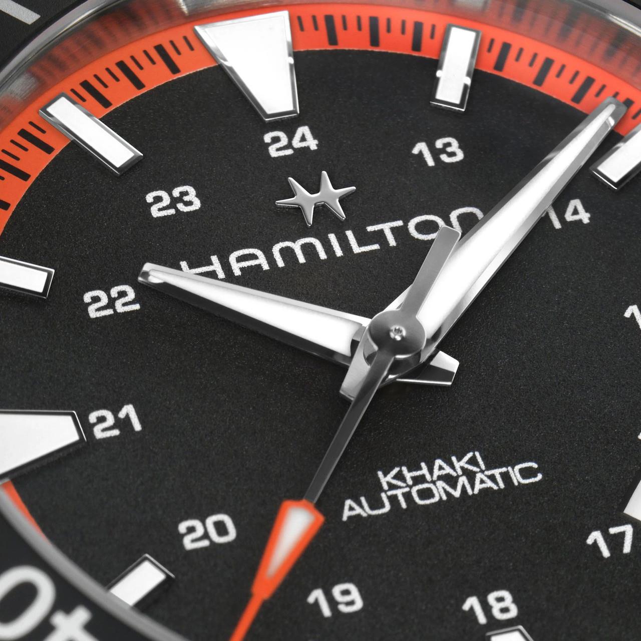 Hamilton Khaki Navy Scuba Automatic Black Dial Men's Watch H82395331