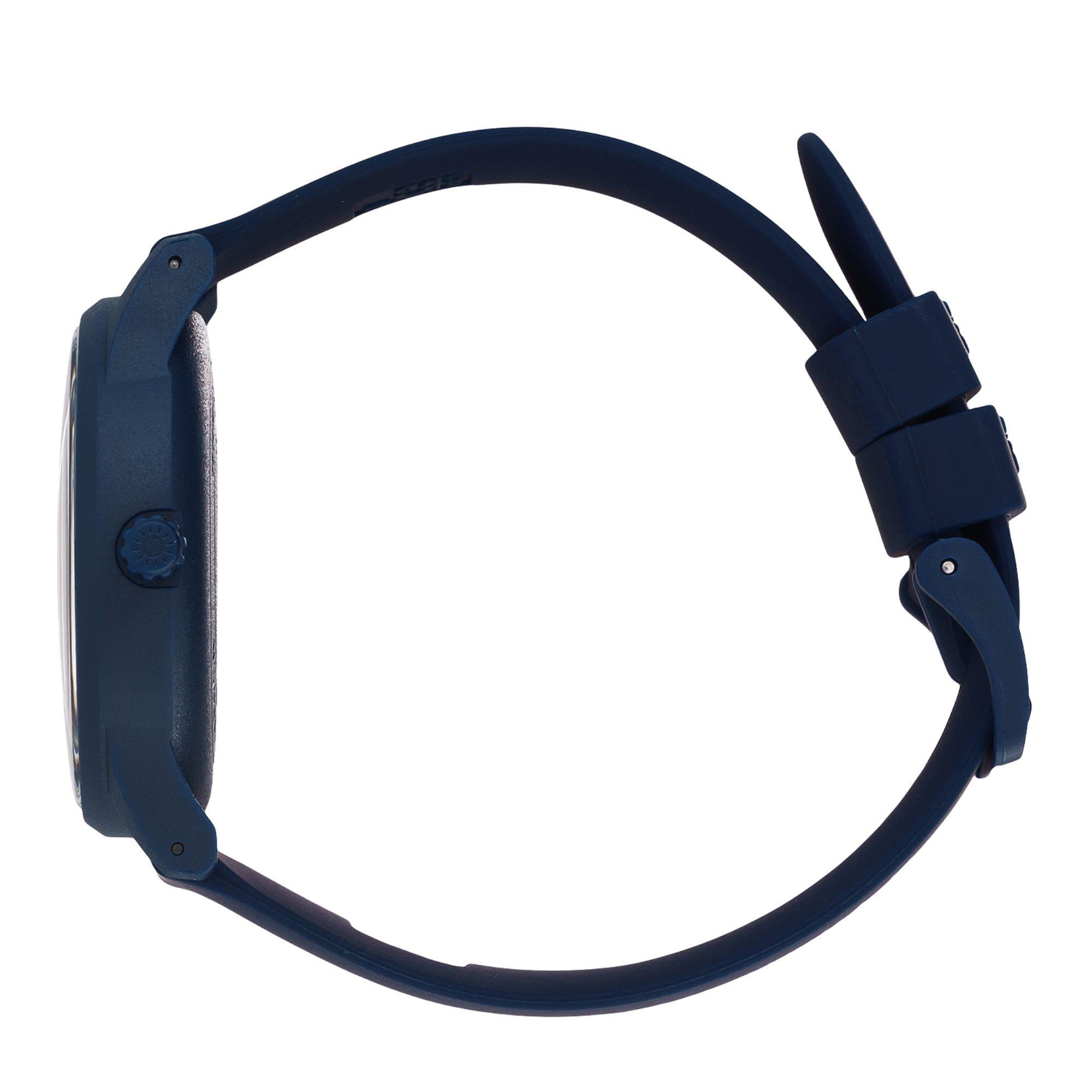 ICE Watch ICE Solar Power Blue Sunset Dial Silicone Strap Watch 020604