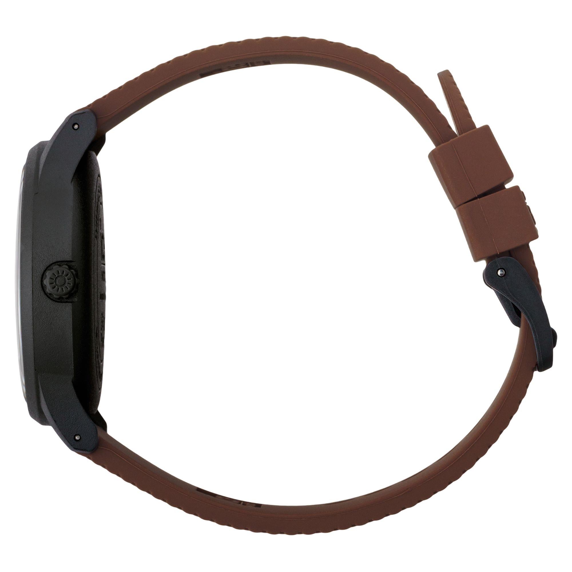 ICE Watch ICE Solar Power Casual Brown Black Dial Rubber Strap Watch 020607