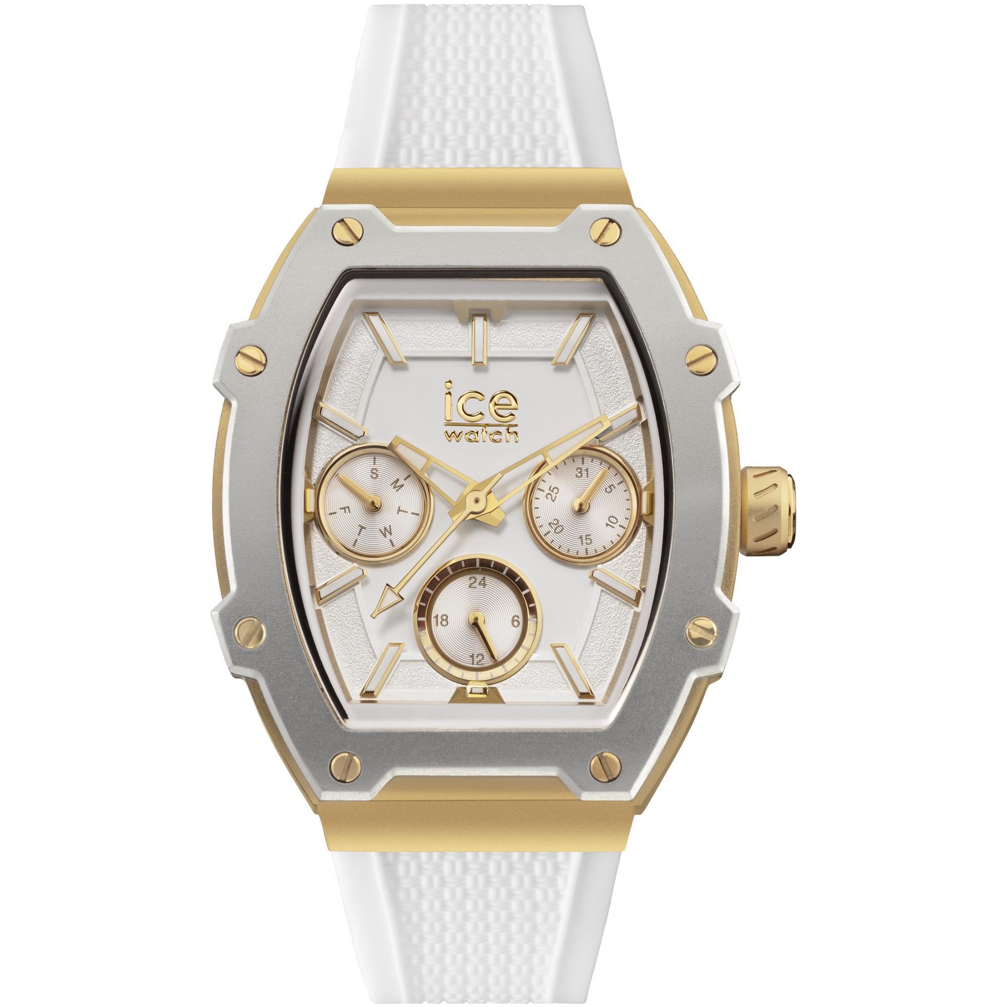 ICE Boliday White Gold Alu Small Strap White Dial Women's Watch MT022871