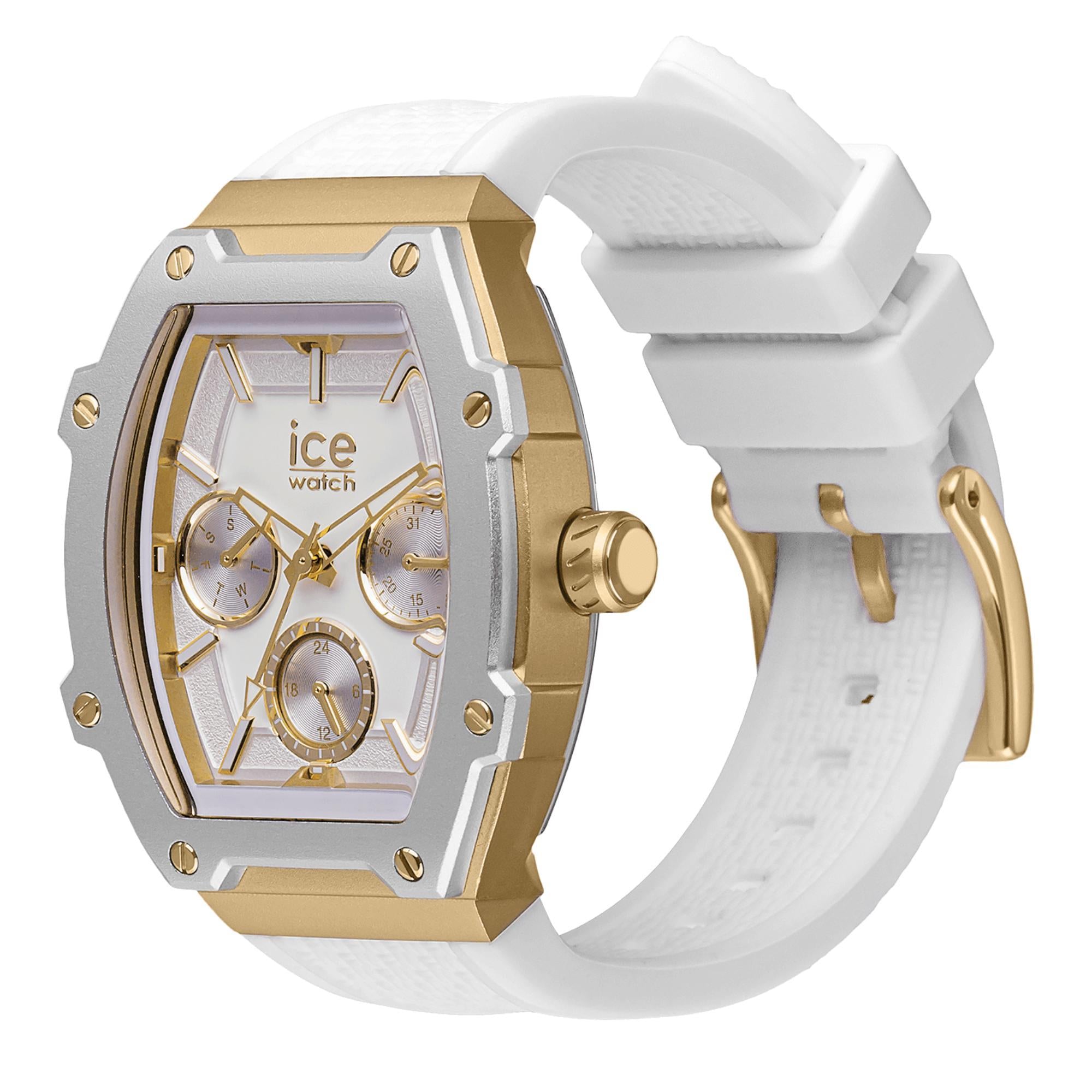 ICE Boliday White Gold Alu Small Strap White Dial Women's Watch MT022871