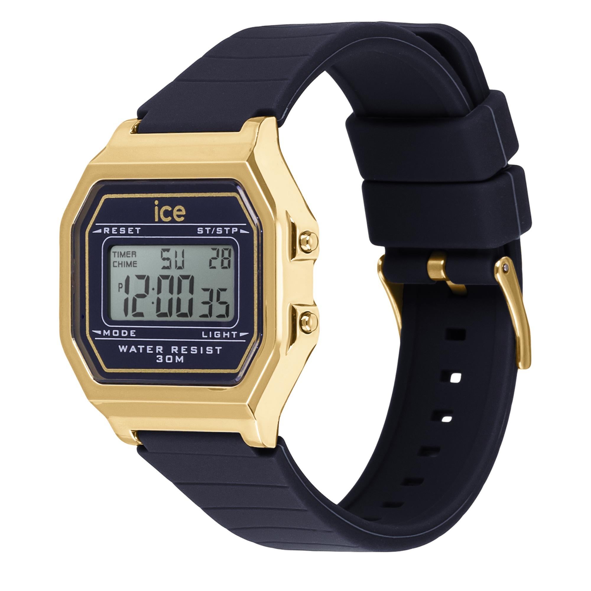 ICE Digit Retro Digital Blue Dial Small Strap Women’s Watch 022068