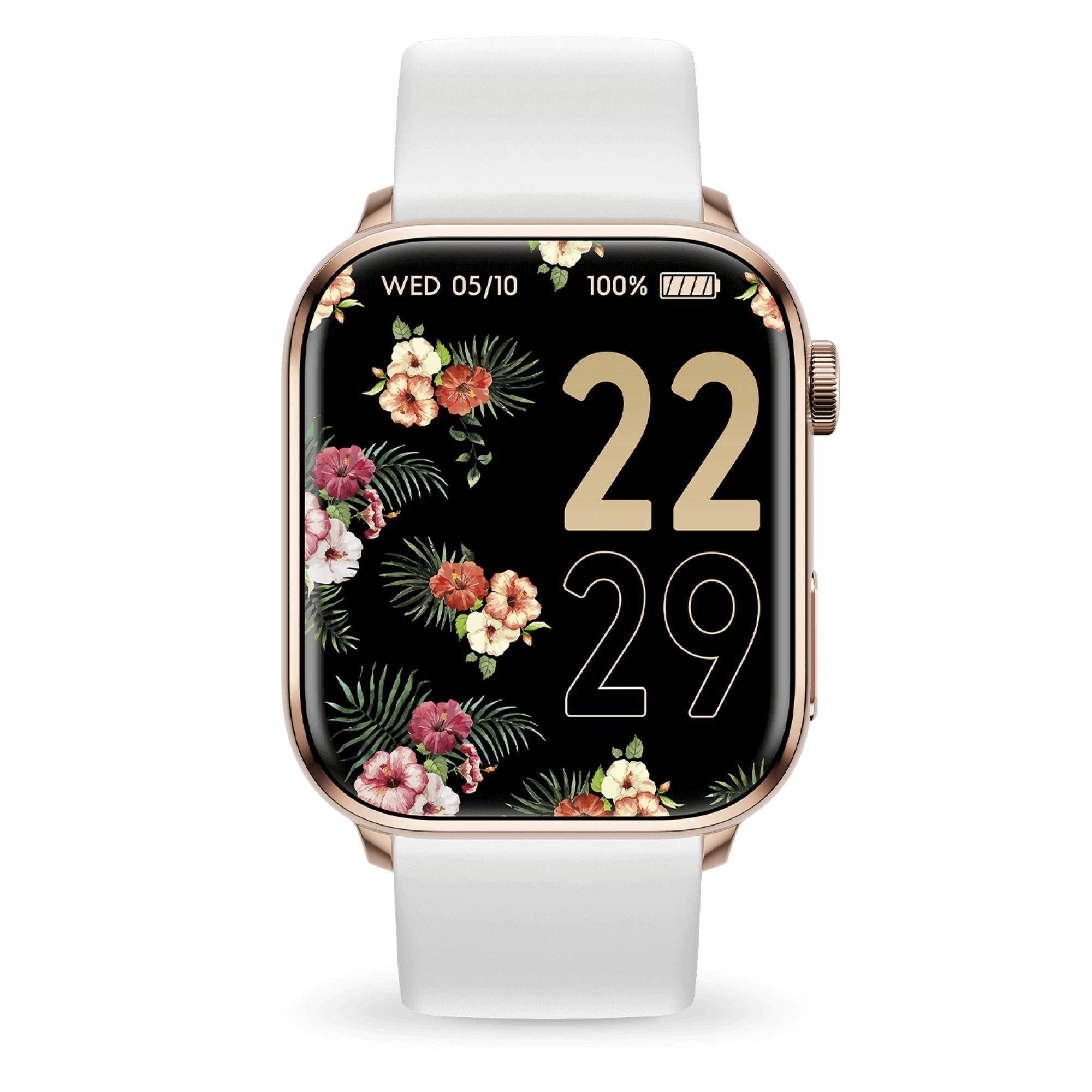 ICE Smart 2.0 Rose Gold White 1.96 AMOLED Digital Watch 022537