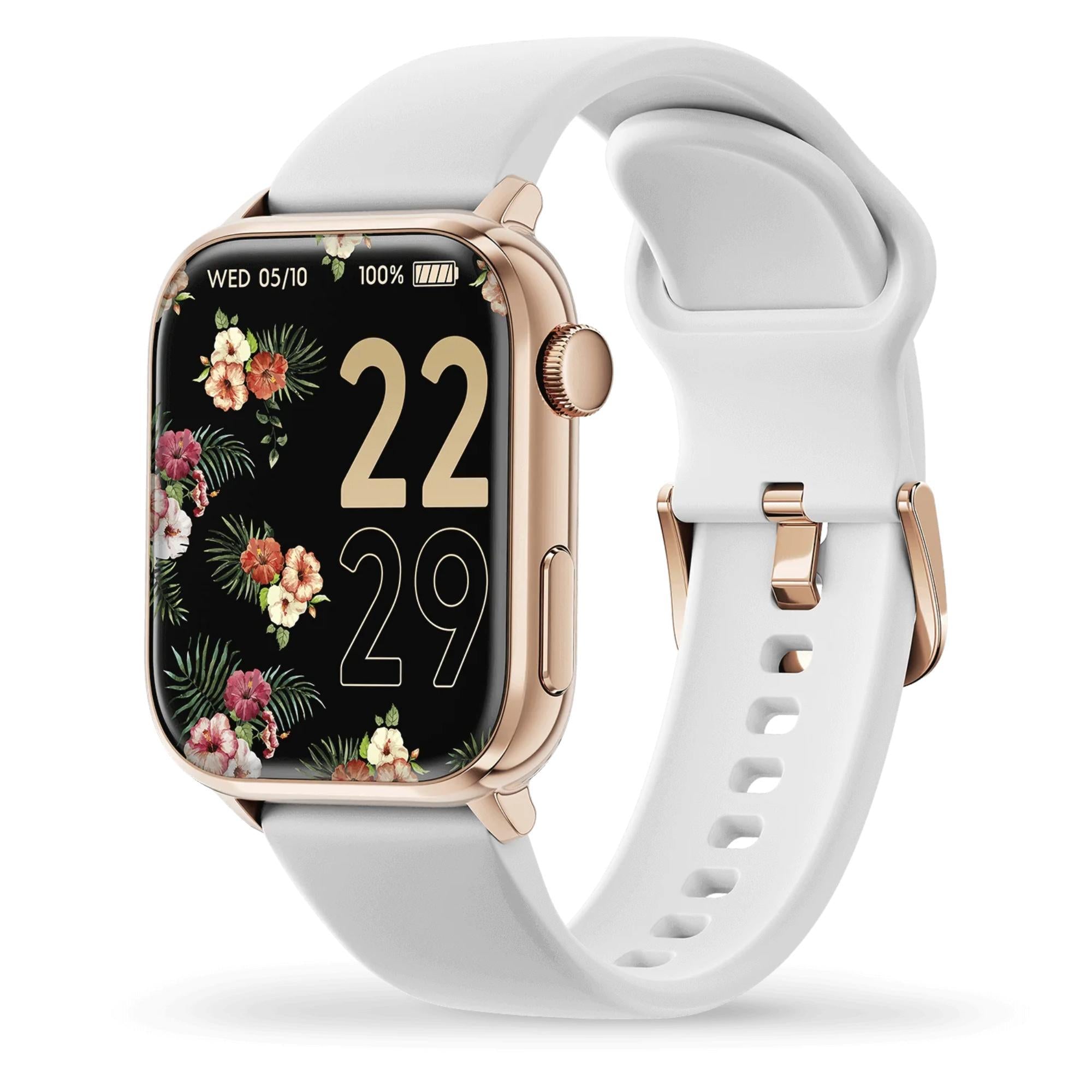 ICE Smart 2.0 Rose Gold White 1.96 AMOLED Digital Watch 022537