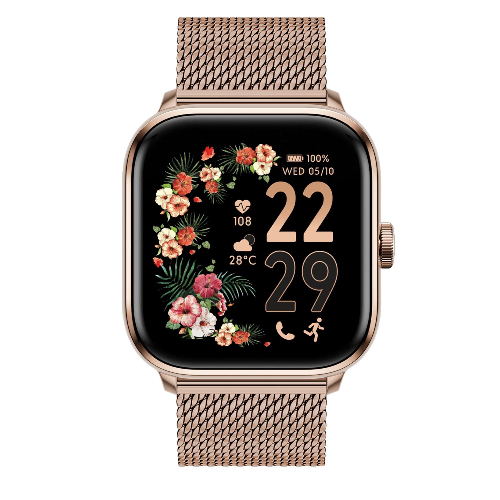 ICE Smart 2.0 Rose Gold Milanese Band 1.7 AMOLED Digital Watch 023331