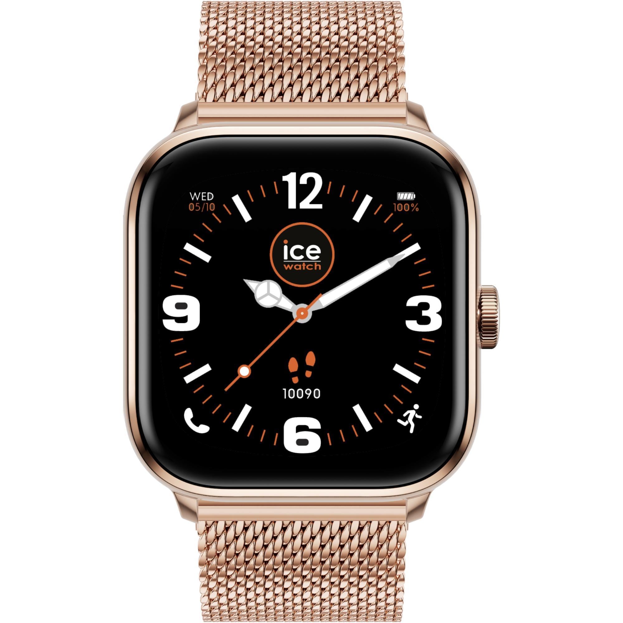 ICE Smart 2.0 Rose Gold Milanese Band 1.7 AMOLED Digital Watch 023331