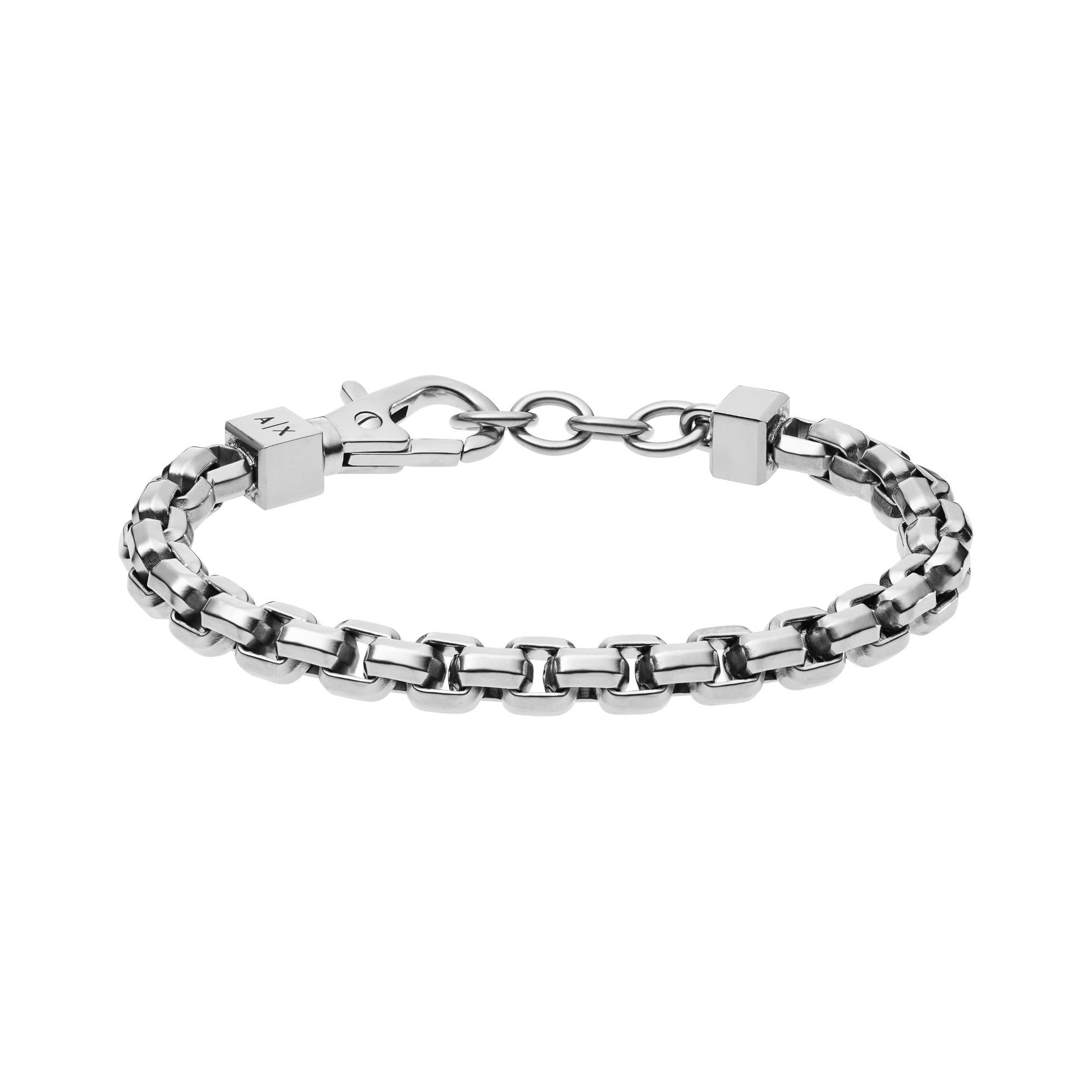 Armani Exchange Stainless Steel Chain Bracelet Men’s AXG0045040