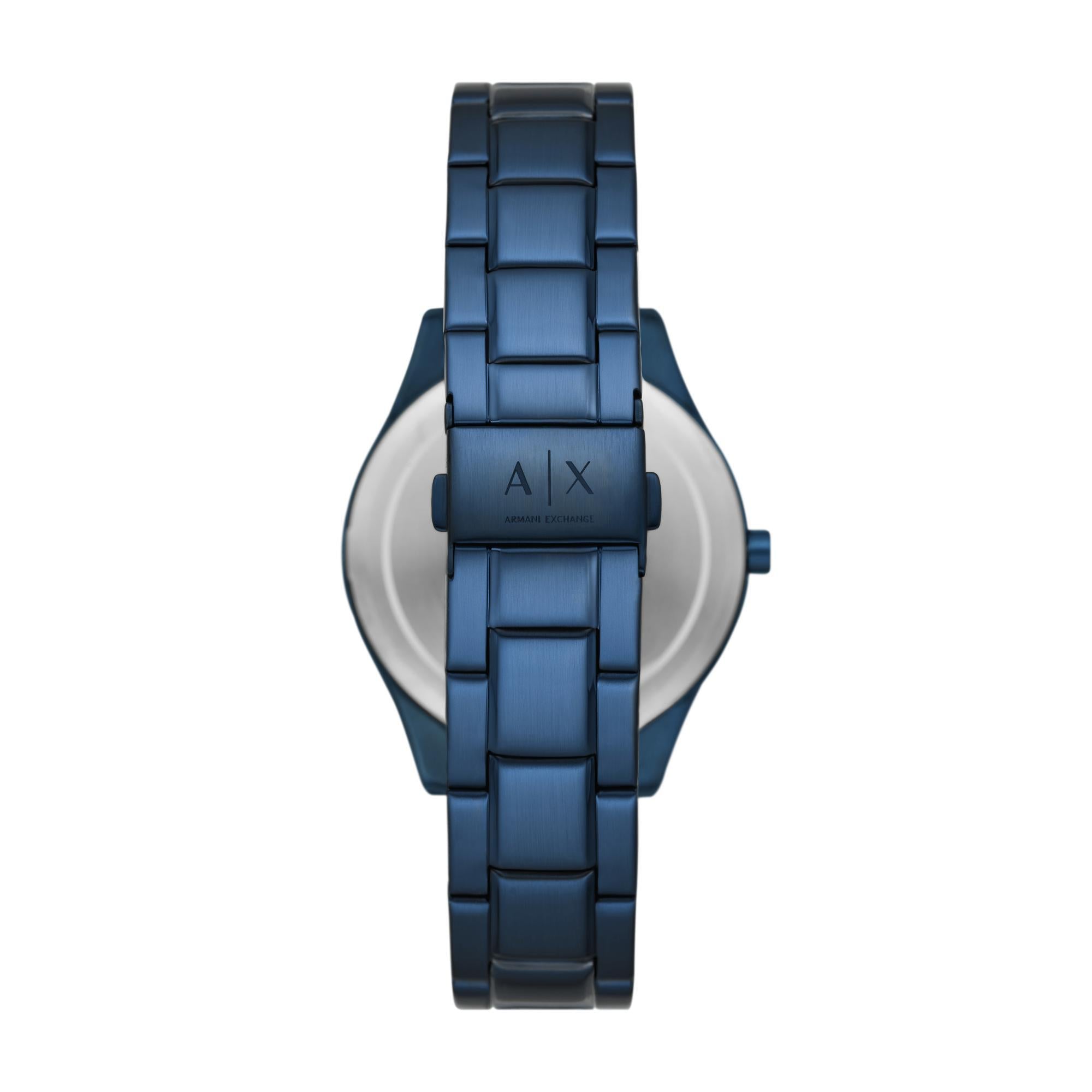 Armani Exchange Multifunction Blue Stainless Steel Navy Blue Dial Men’s Watch AX1881