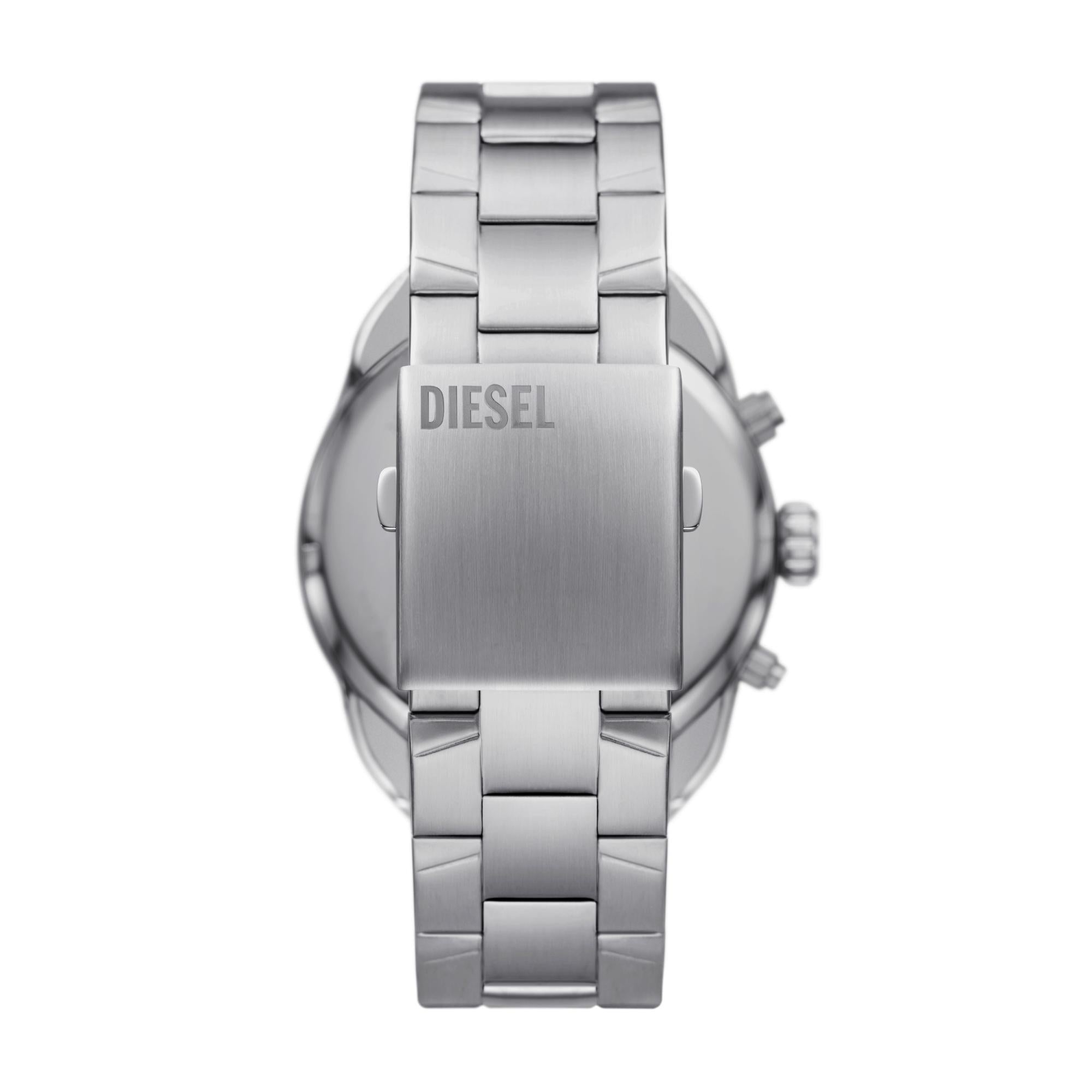 Diesel Spiked Chronograph Stainless Steel Blue Dial Men's Watch DZ4655