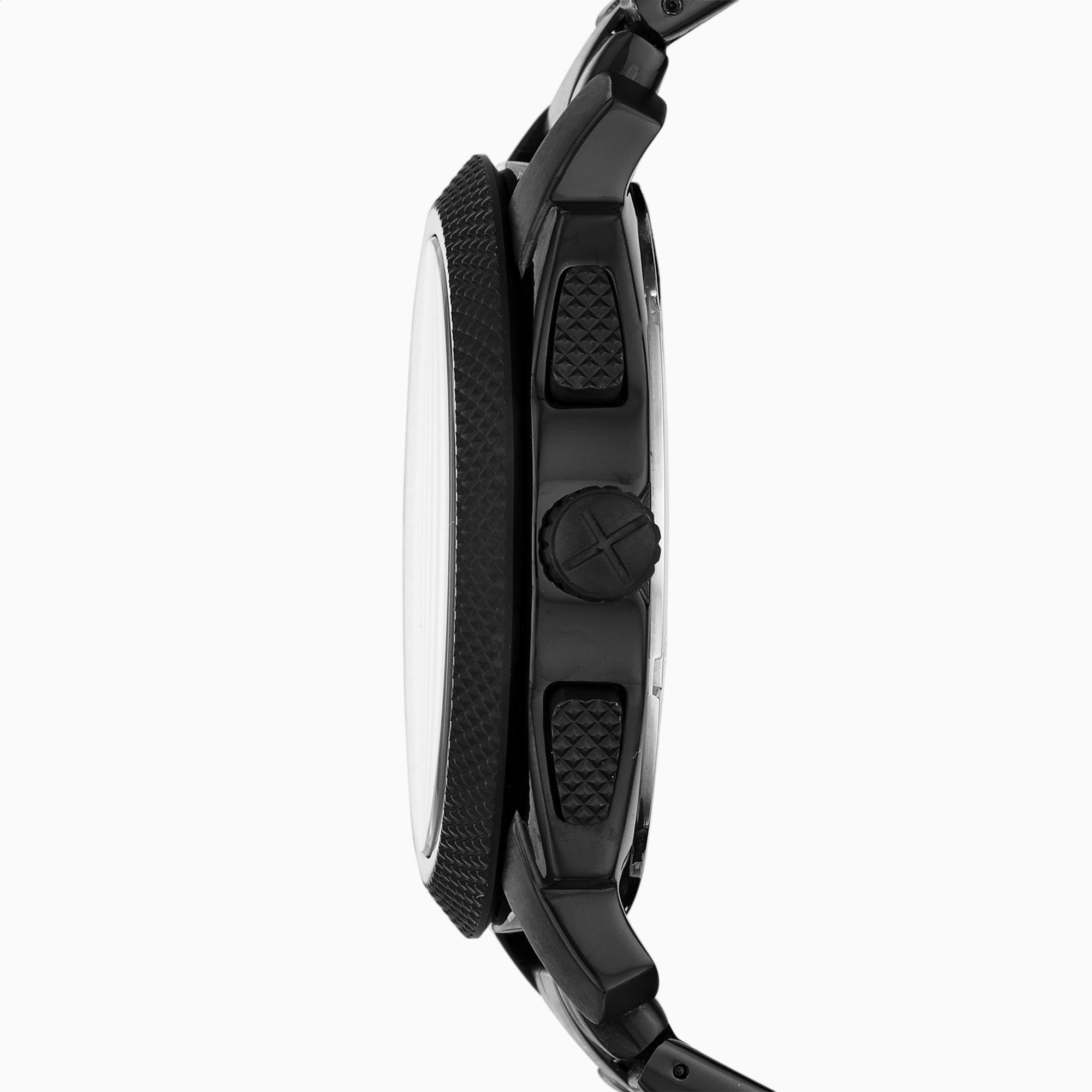 Fossil Machine Chronograph Black Stainless Steel Black Dial Men's Watch FS4552