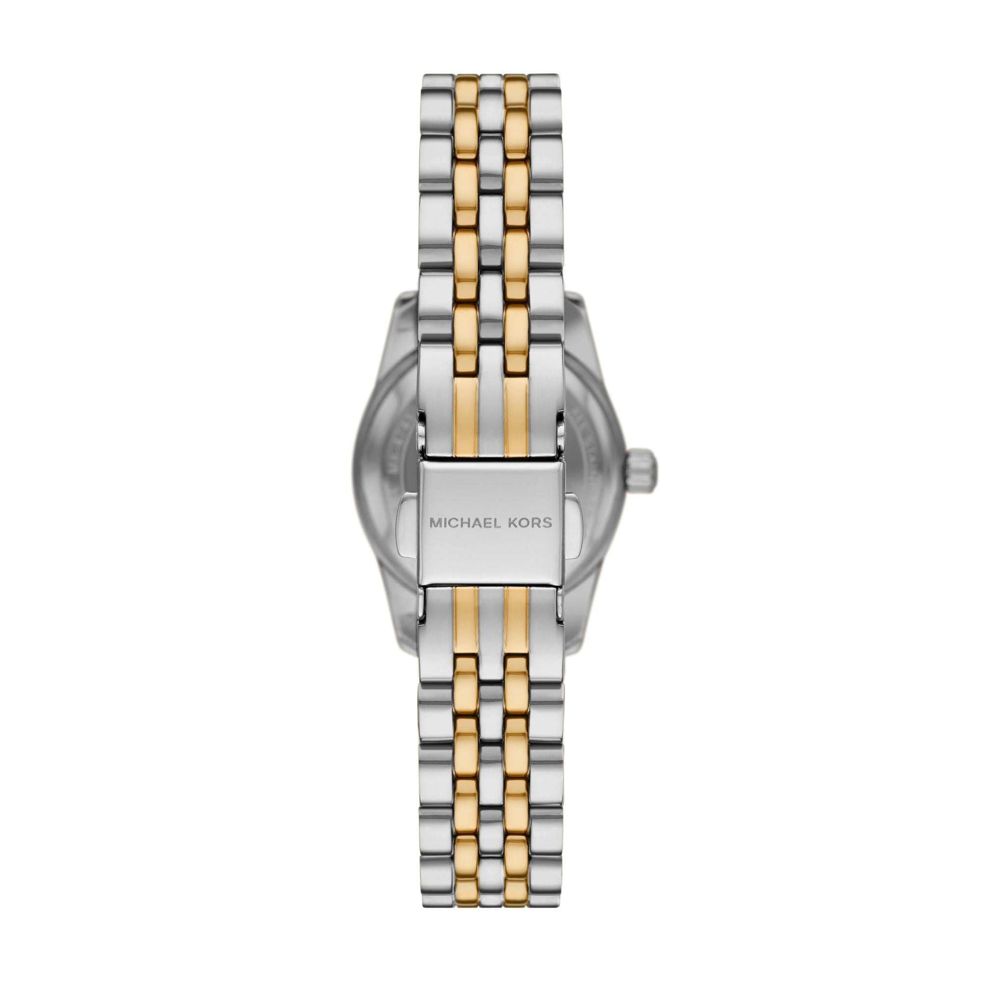 Michael Kors Lexington Two-Tone Stainless Steel White Dial Women's Watch MK4740