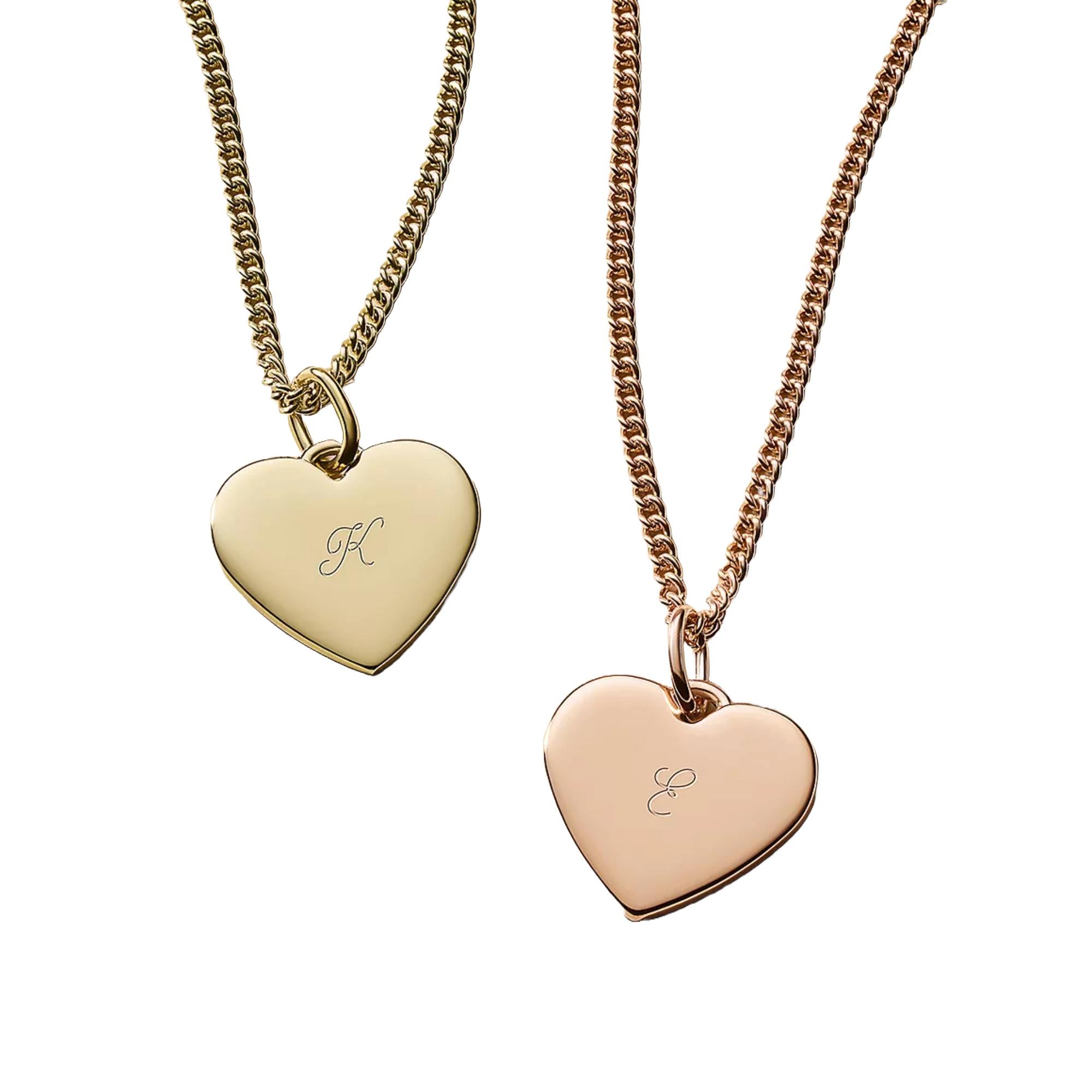 Fossil Drew Heart Gold-Tone Stainless Steel Women’s Necklace JF03080710