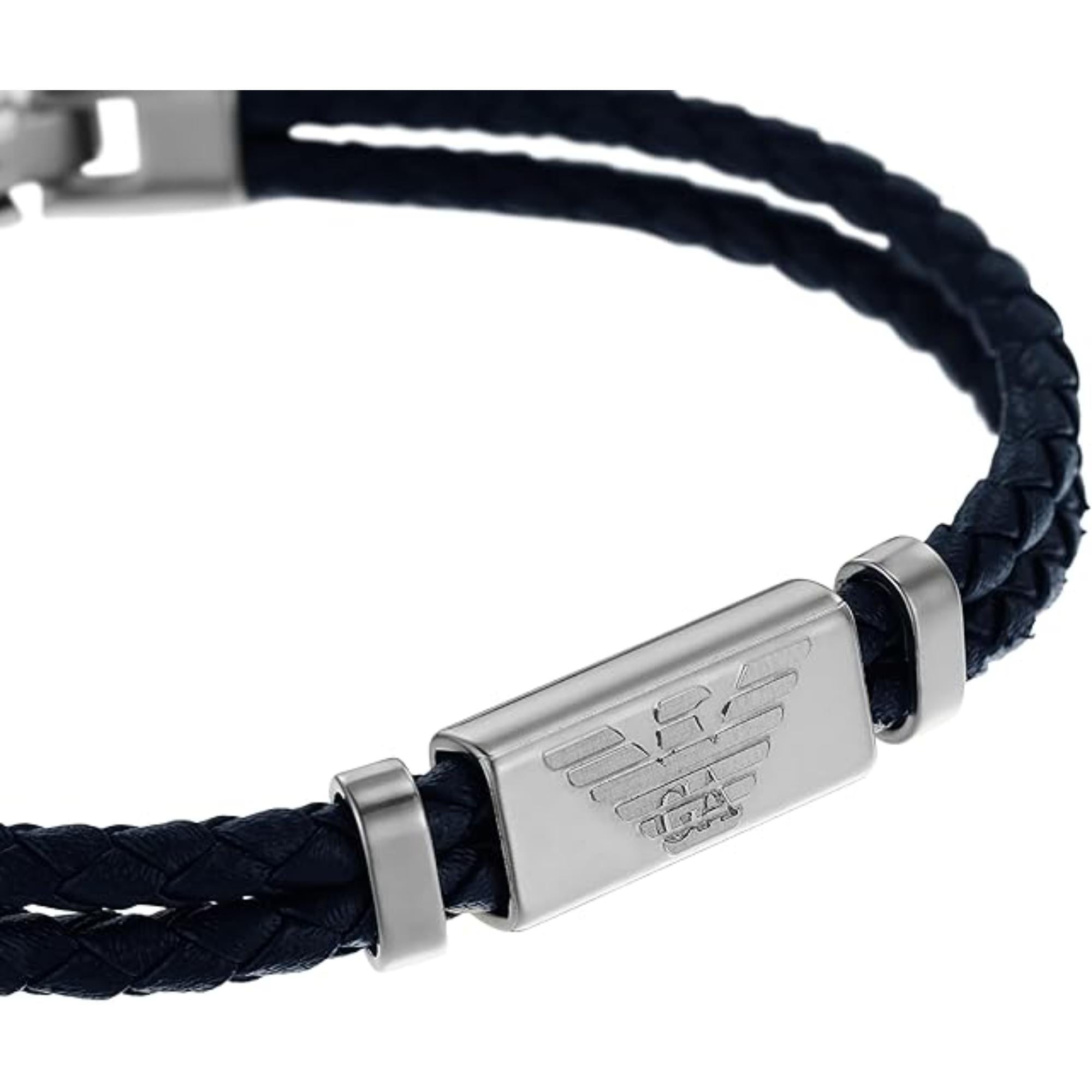 Emporio Armani Stainless Steel ID Bracelet with Engraved Logo EGS2995040