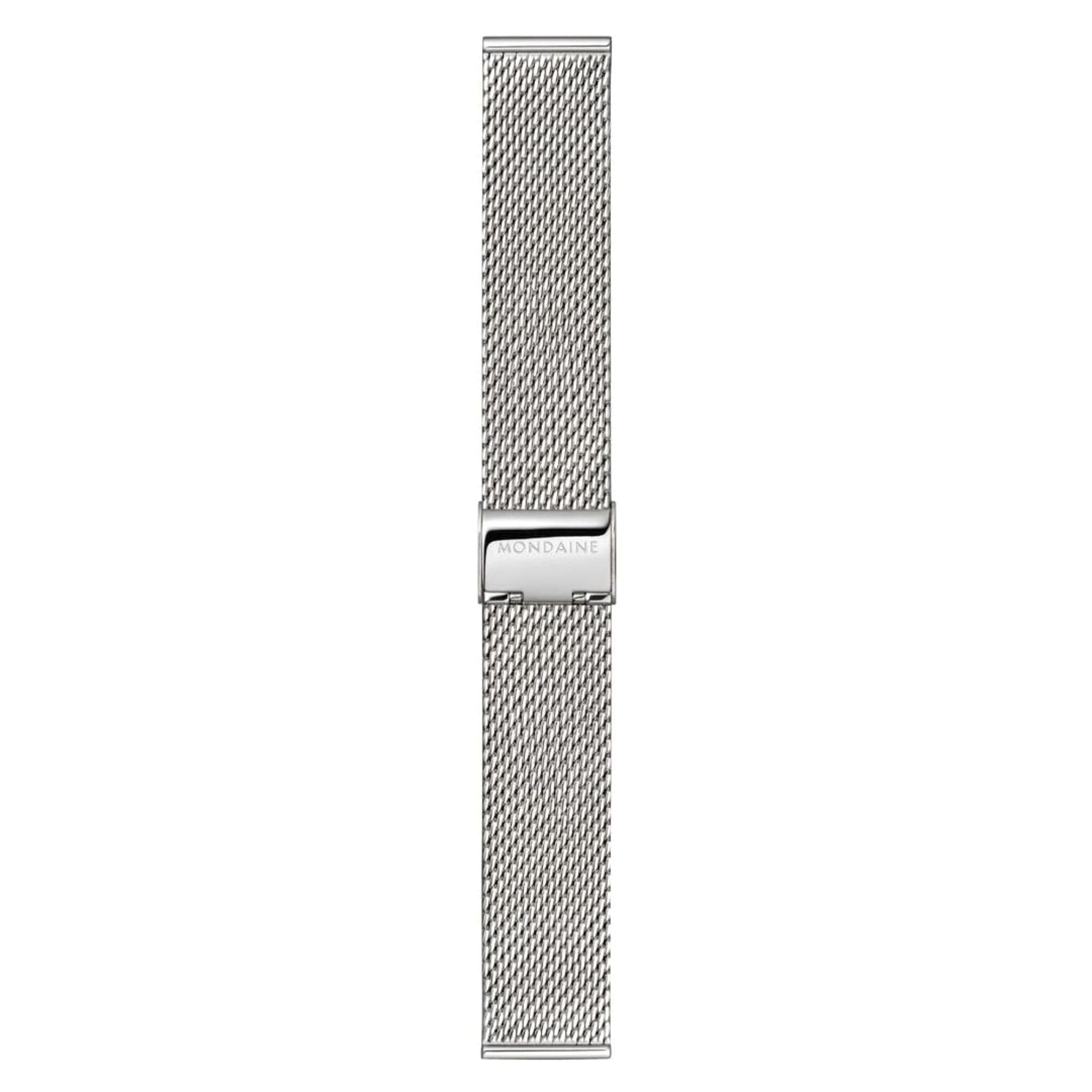 Mondaine evo2 White Dial Stainless Steel Strap Men’s Watch MSE.40110.SM