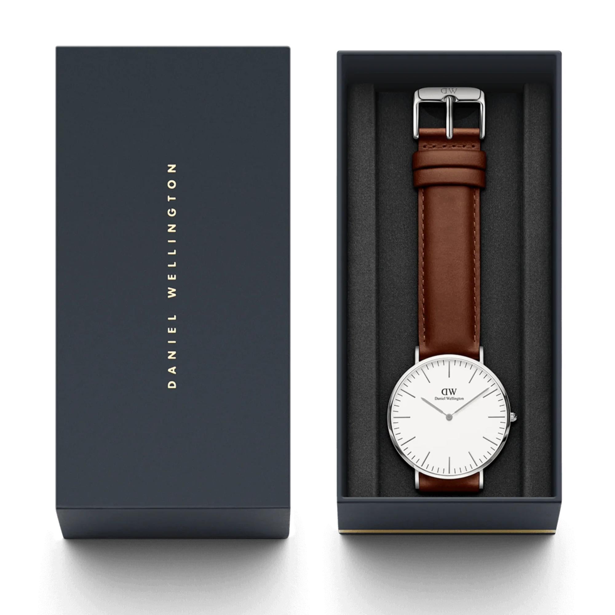 Daniel Wellington Classic St Mawes Silver White Dial Men’s Watch DW00100021