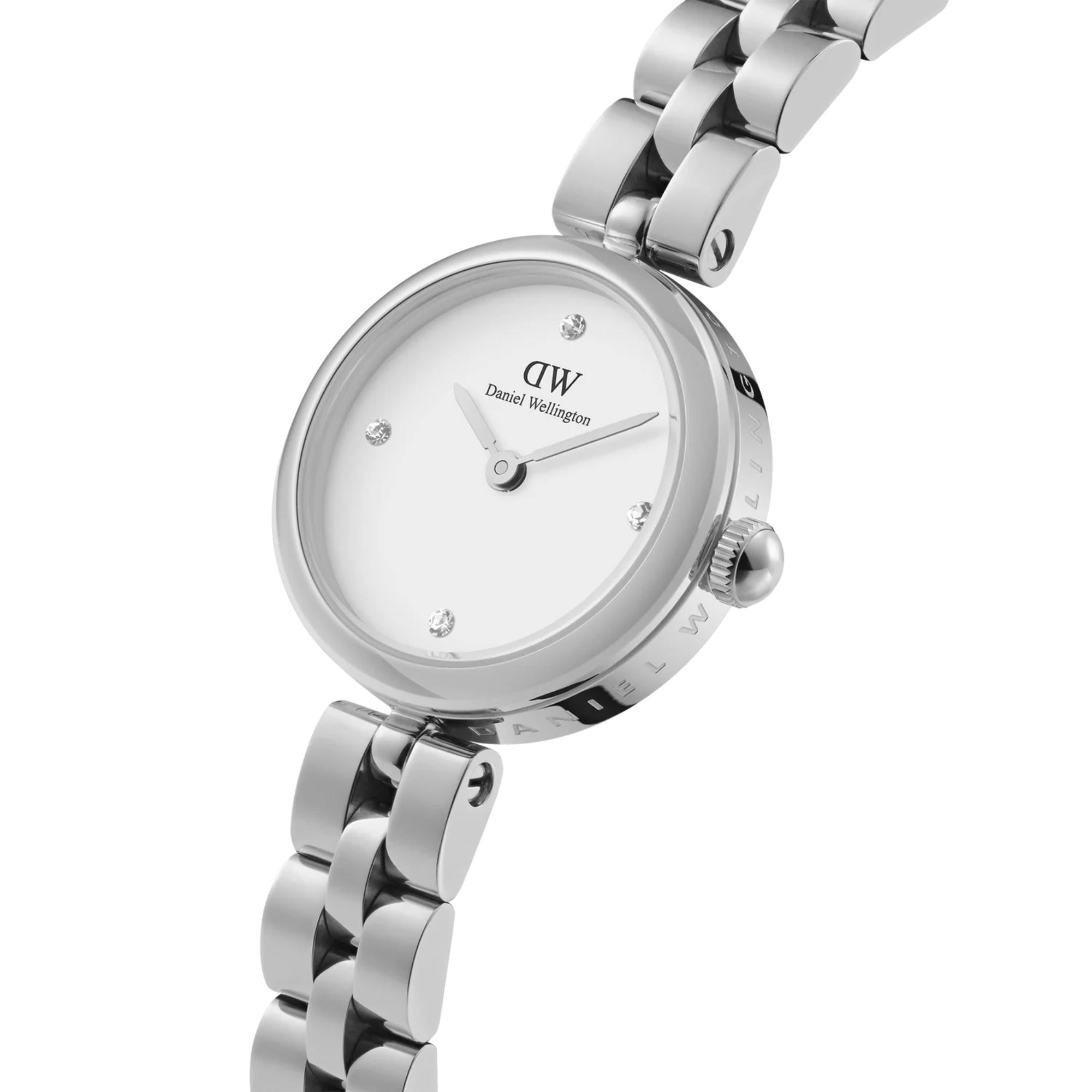 Daniel Wellington Elan 22mm White Dial Steel Ladies Quartz Watch DW00100716