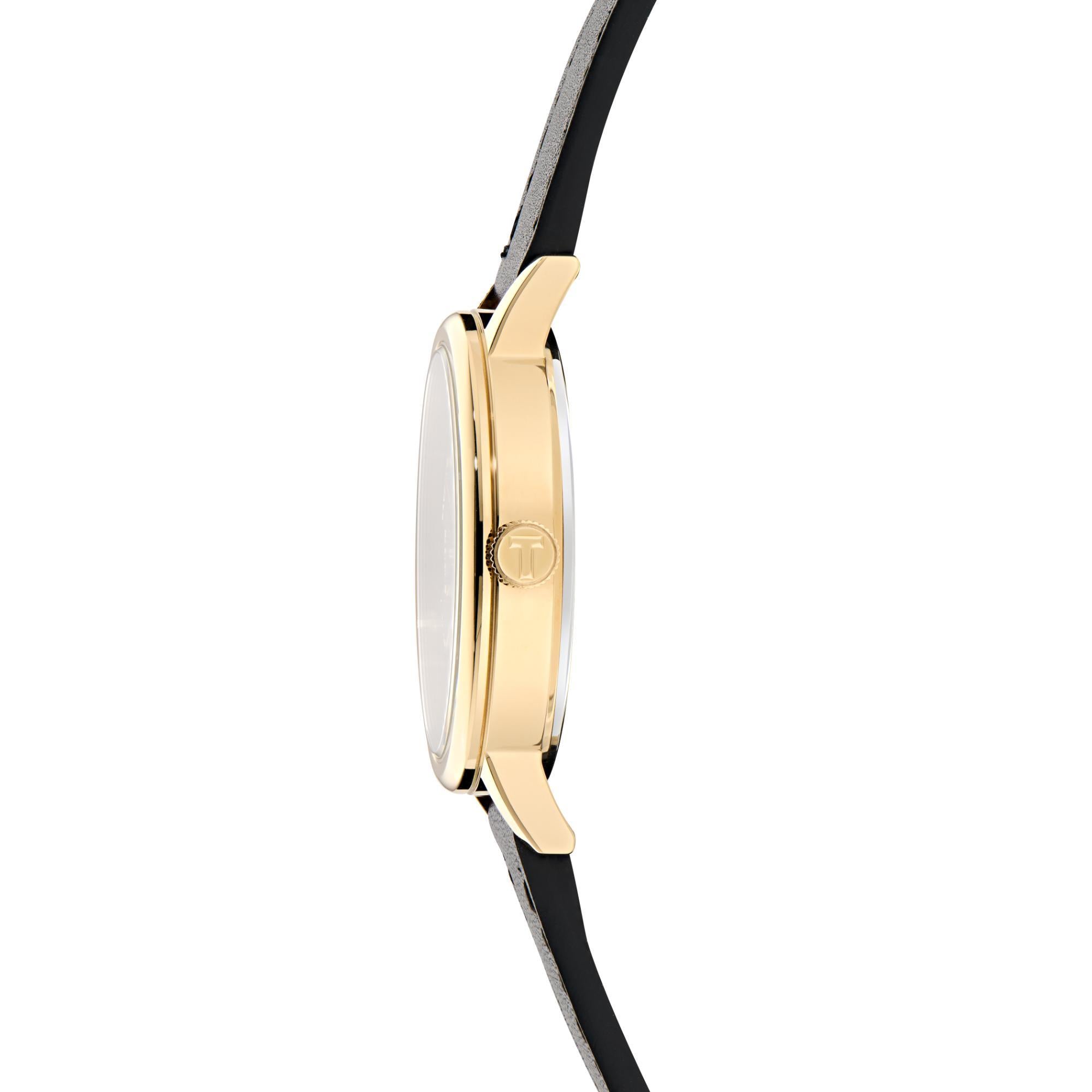 Ted Baker Phylipa Iconic Black Dial Leather Strap Ladies Watch BKGFW2402