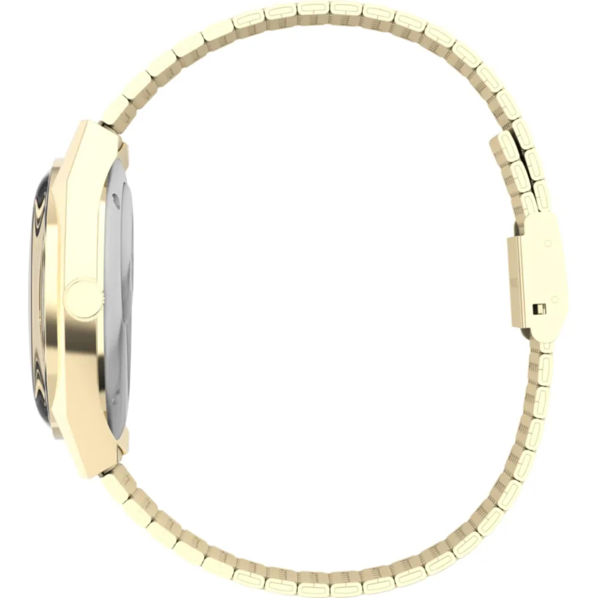 Timex Q Falcon Eye Black Dial Stainless Steel Strap Men’s Watch TW2W62500