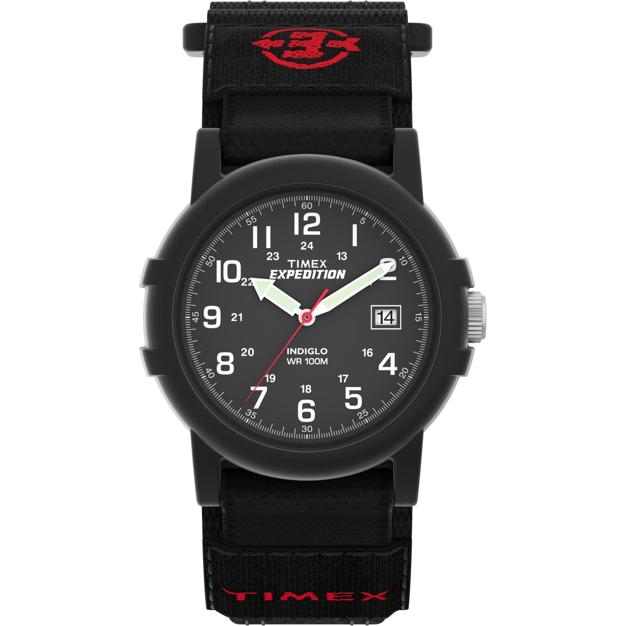 Timex Expedition Camper Black Dial Fabric Strap Men's Watch T40011