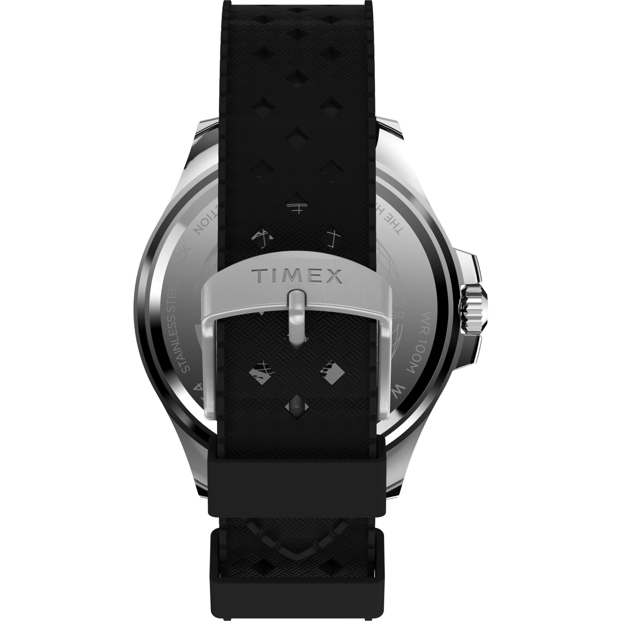 Timex Harborside Coast Quartz Green Dial Rubber Strap Men's Watch TW2V91700