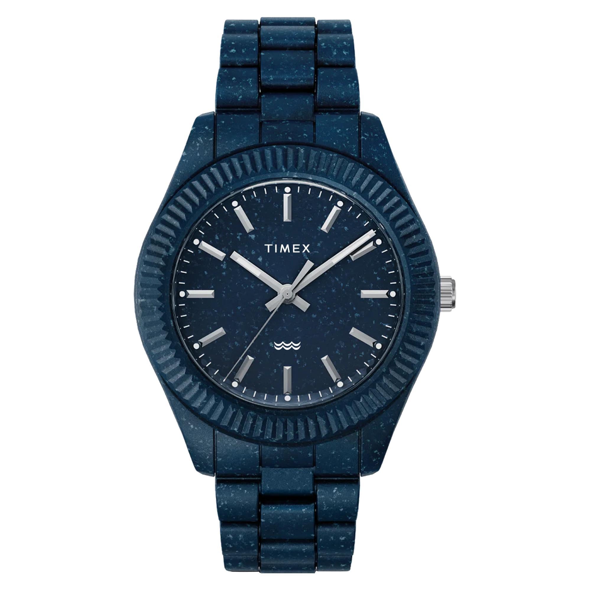 Timex Legacy Ocean Blue Dial Resin Strap Men's Watch TW2V37400